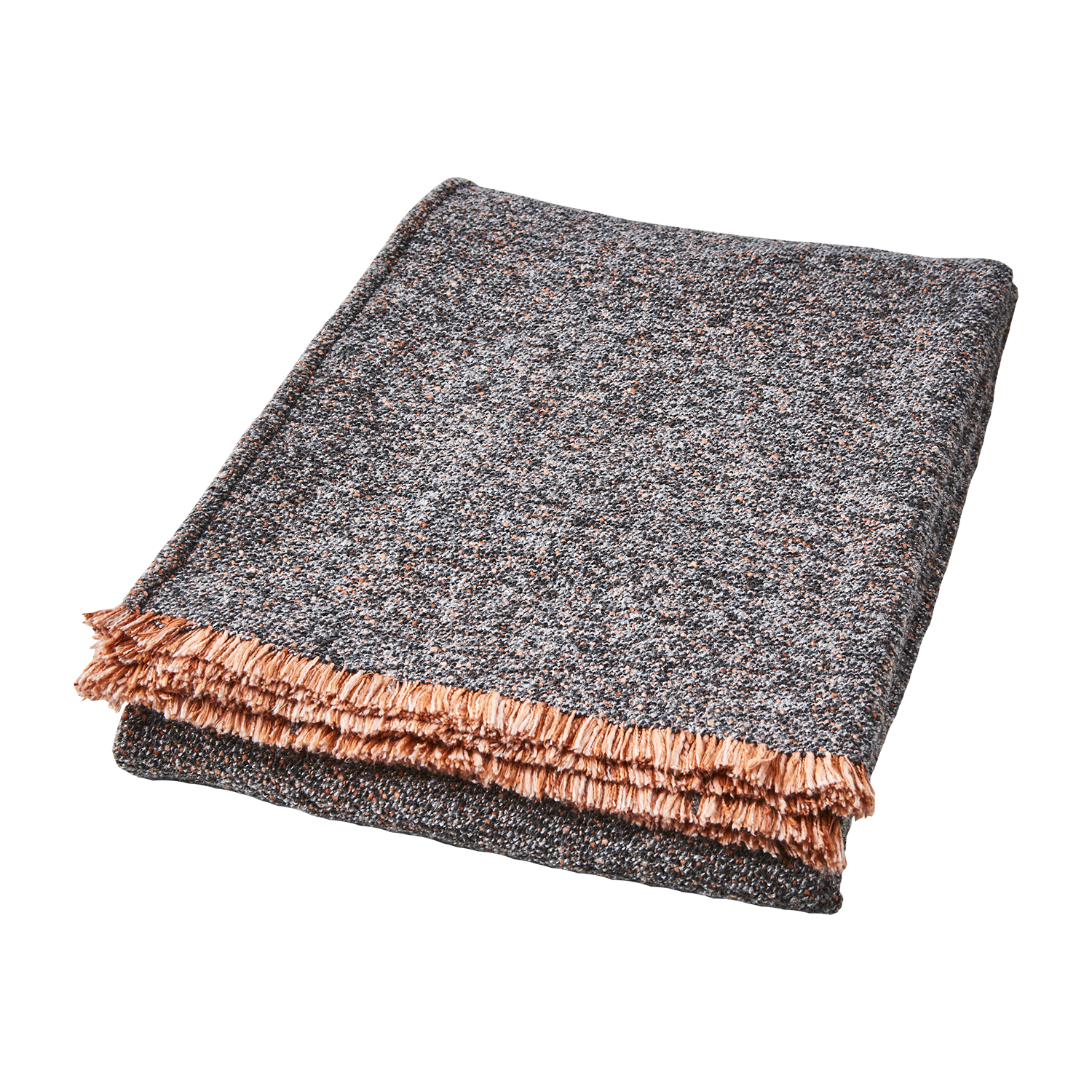 Affari Of Sweden NINA Filt, Grå/korall