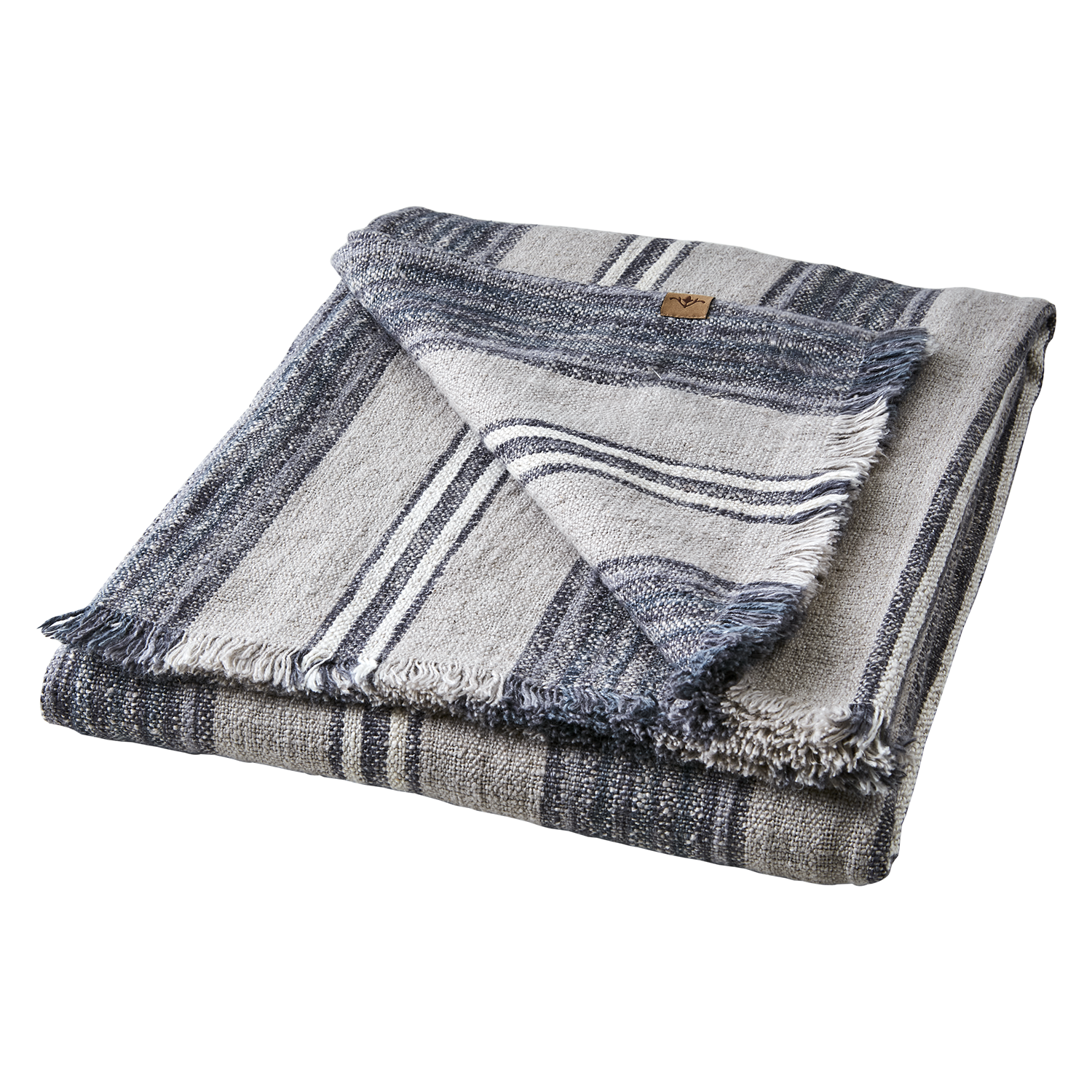 Affari Of Sweden HILDA Filt/duk, Grå/blå