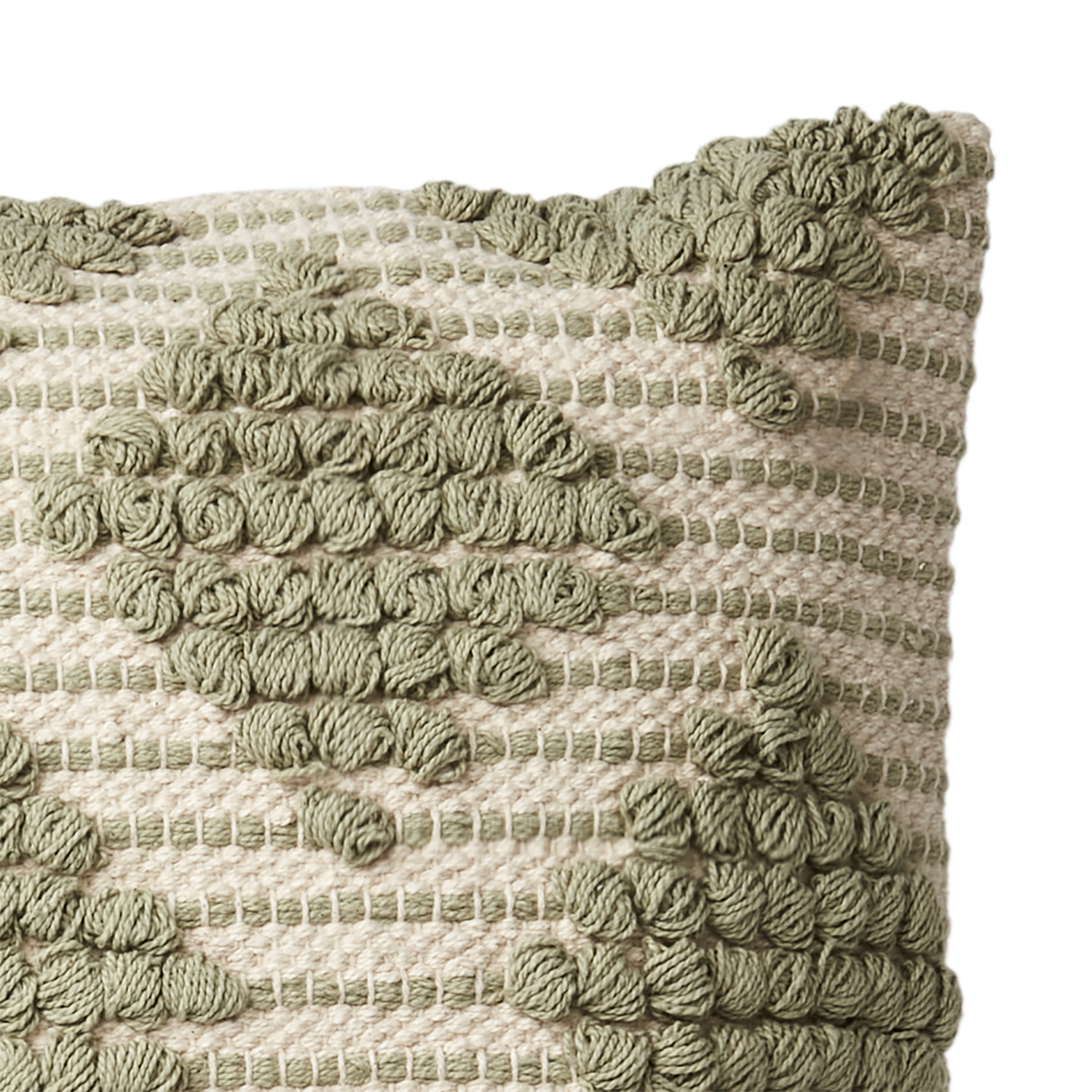 Affari Of Sweden MINNA Kuddfodral, Grön/elfenben 4 pack