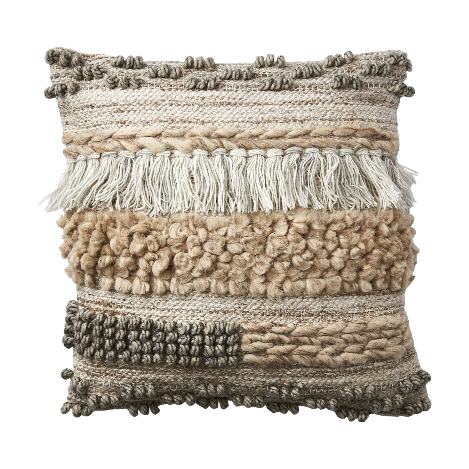 Affari Of Sweden MINNA Kuddfodral, Beige/grå 6 pack