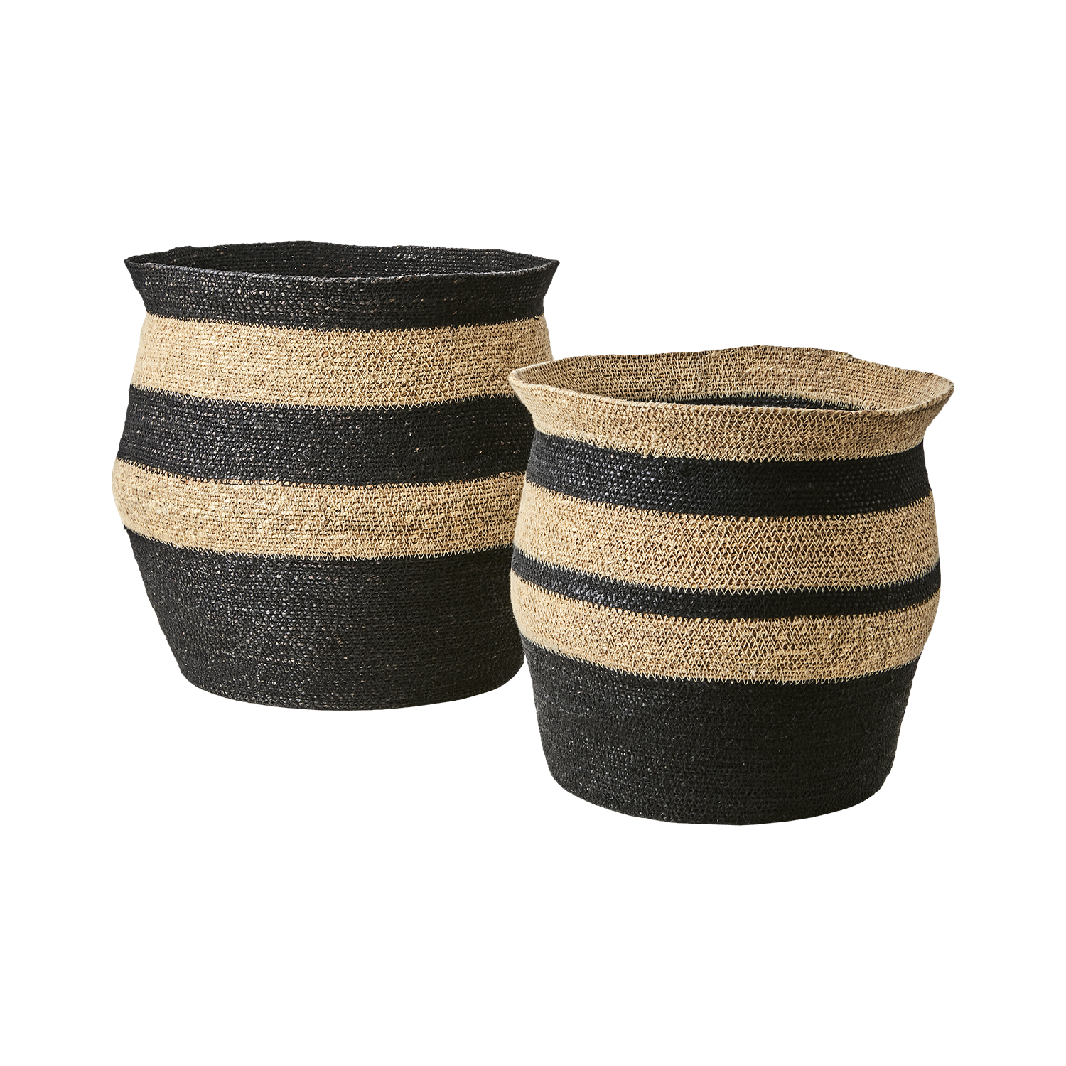 Affari Of Sweden MADIBA Korg, set om 2, Svart/natur