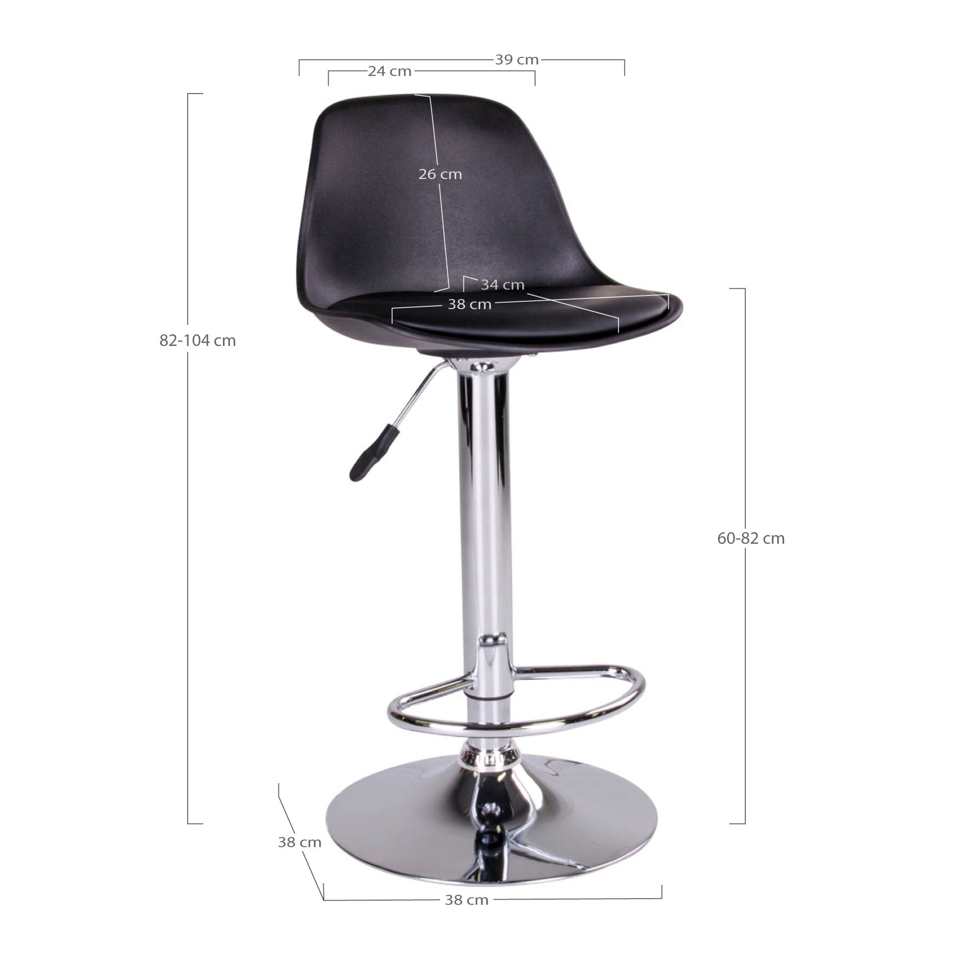House Nordic Trondheim Barstol 2 pack
