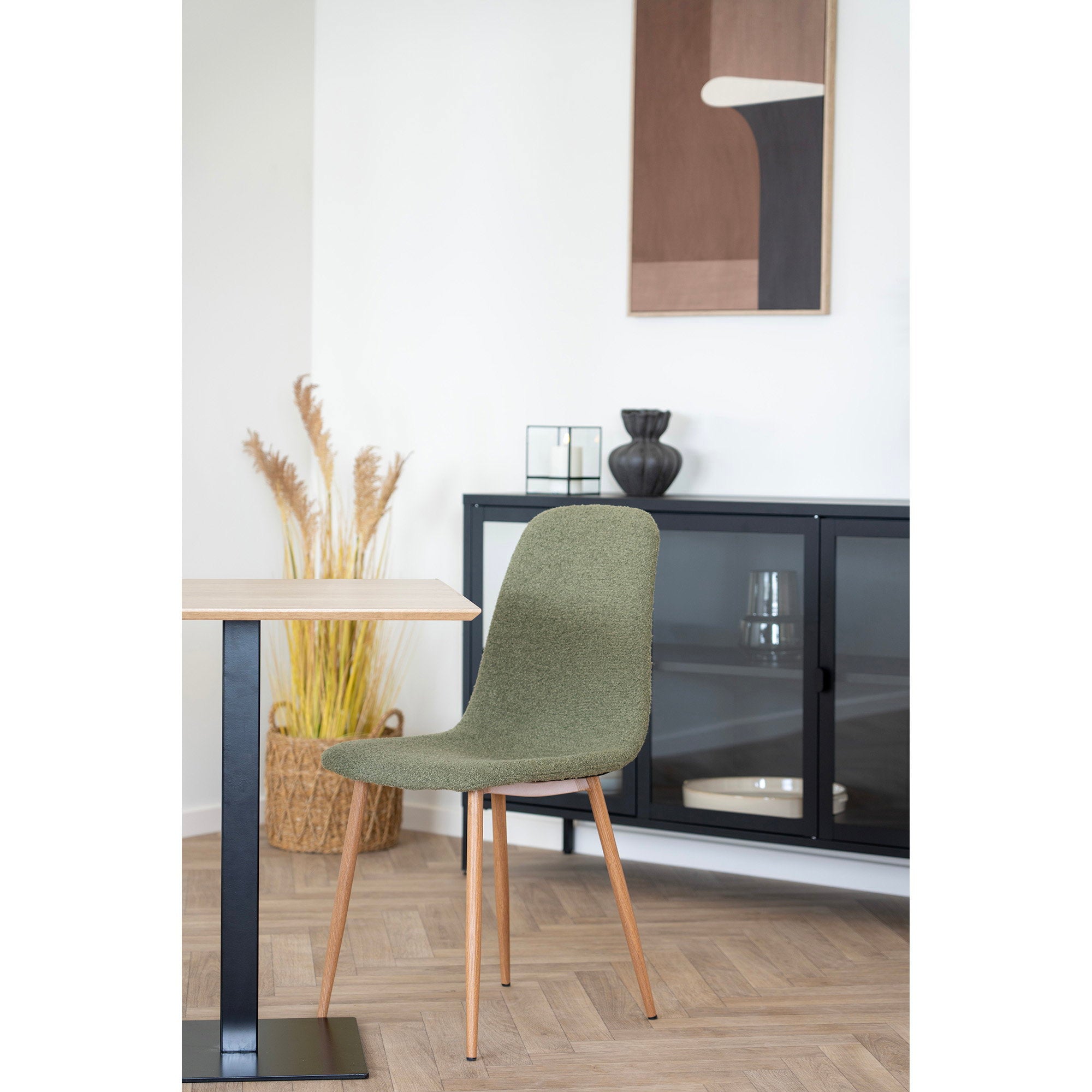 House Nordic Stockholm Matstol 2 pack Mörkgrön