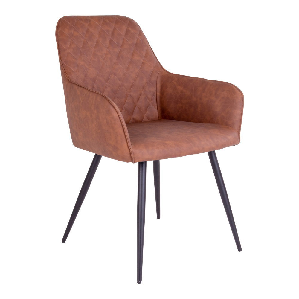 House Nordic Harbo Matstol 2 pack Brun