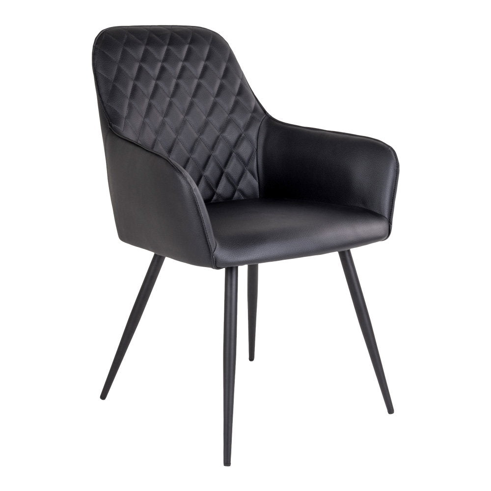 House Nordic Harbo Matstol 2 pack Svart