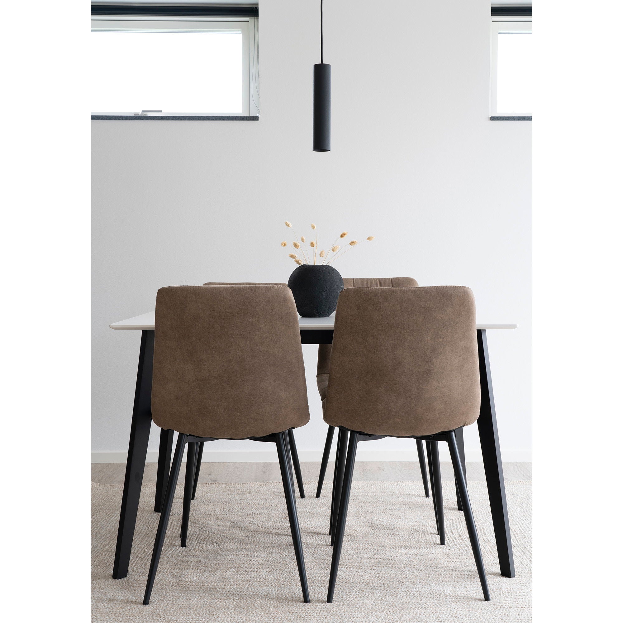 House Nordic Middelfart Matstol 2 pack Brun