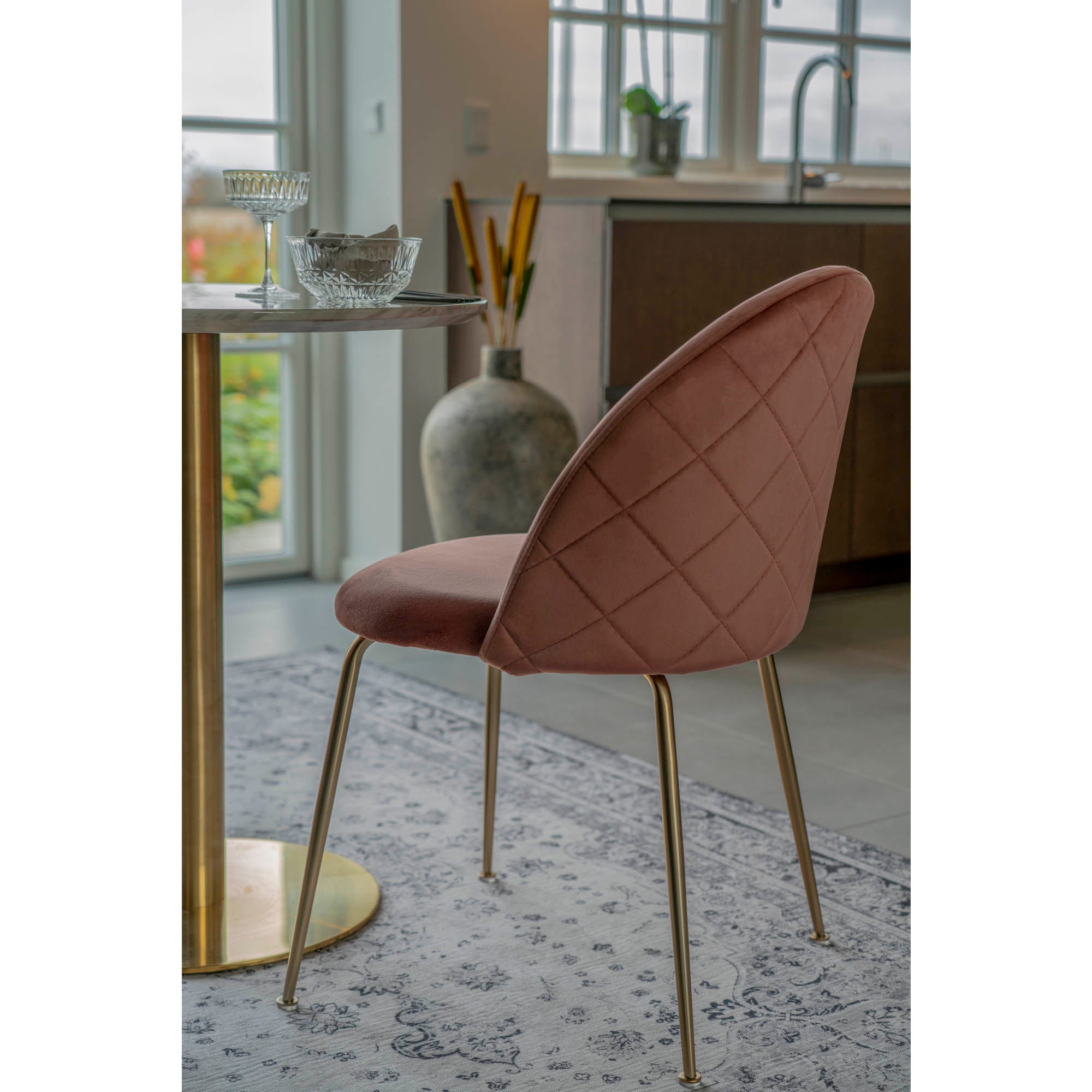 House Nordic Geneve Matstol 2 pack Rose
