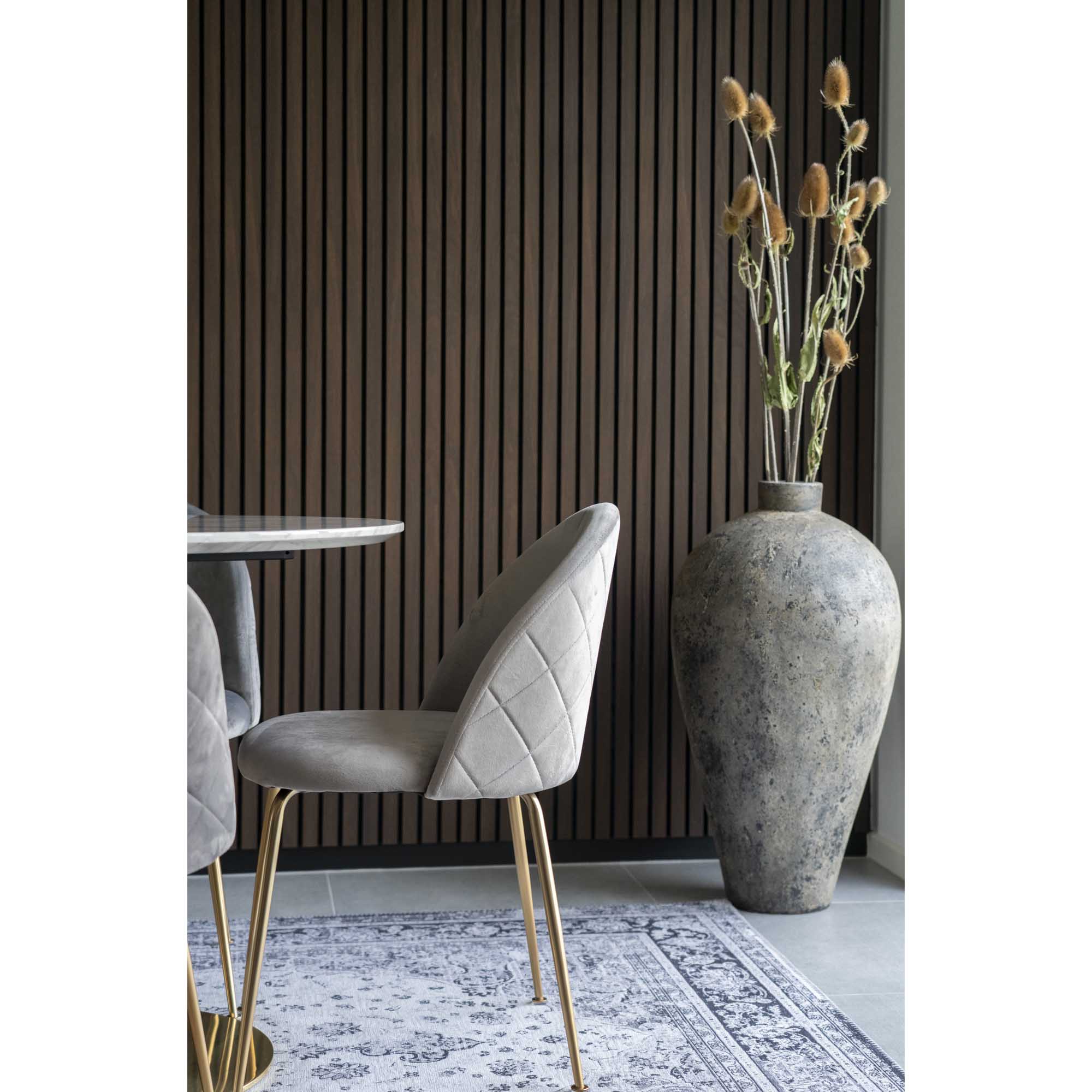 House Nordic Geneve Matstol 2 pack Grå