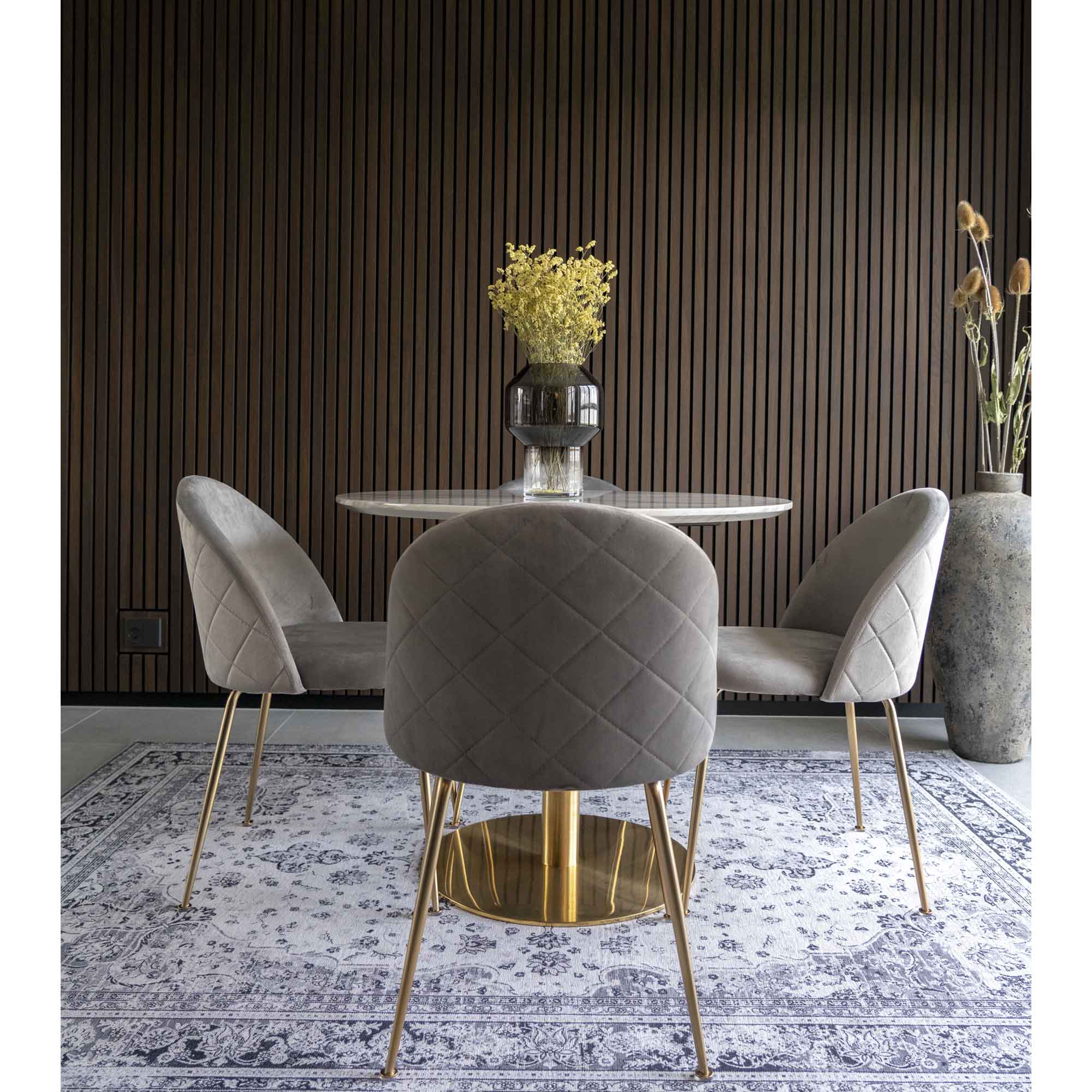 House Nordic Geneve Matstol 2 pack Grå