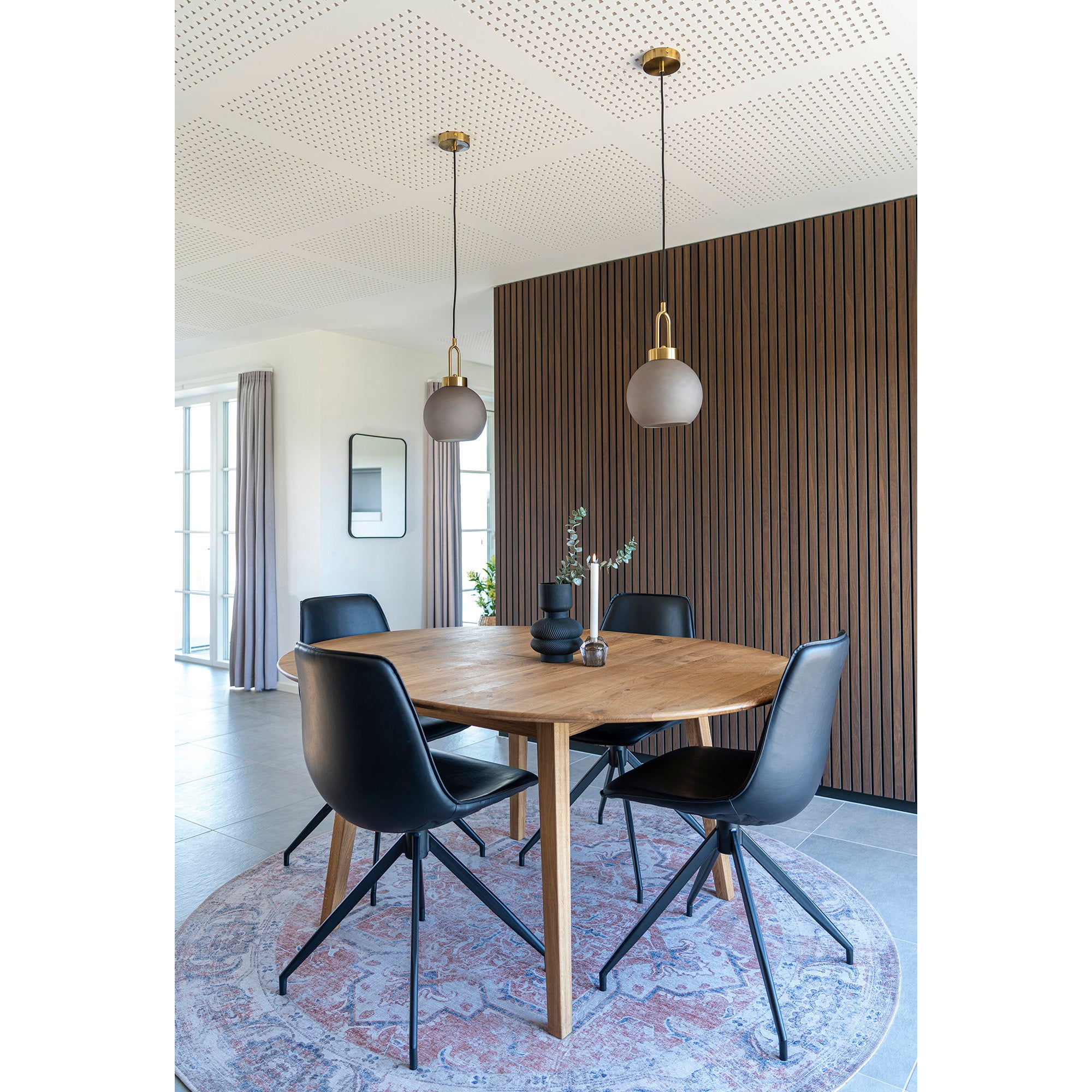 House Nordic Monaco Matstol 2 pack Svart