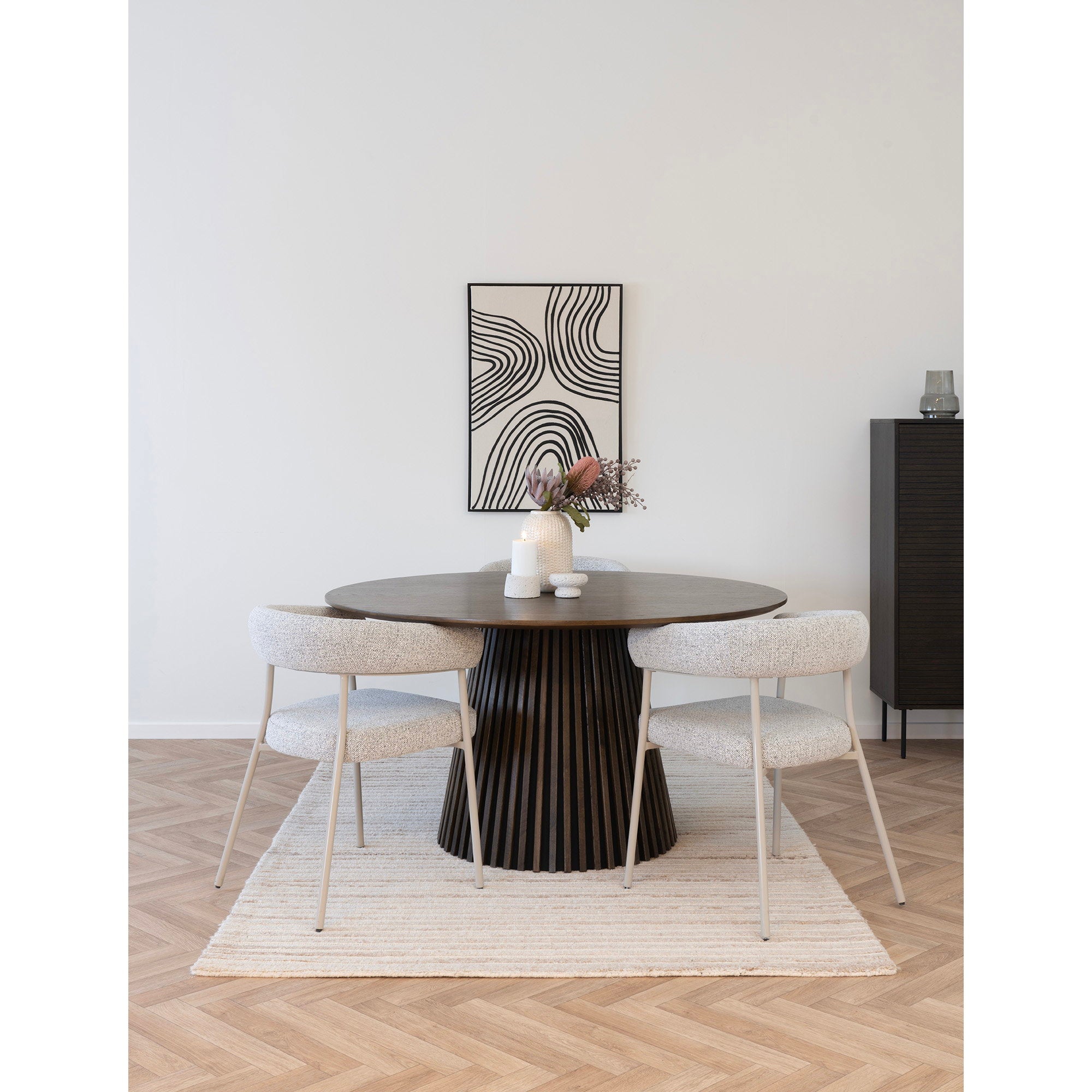 House Nordic Trivio Matstol 2 pack Sand