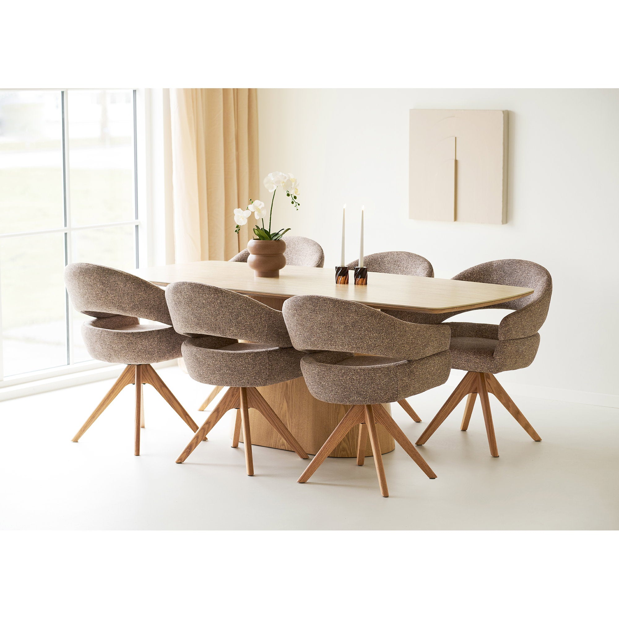House Nordic Dover Matstol Brun