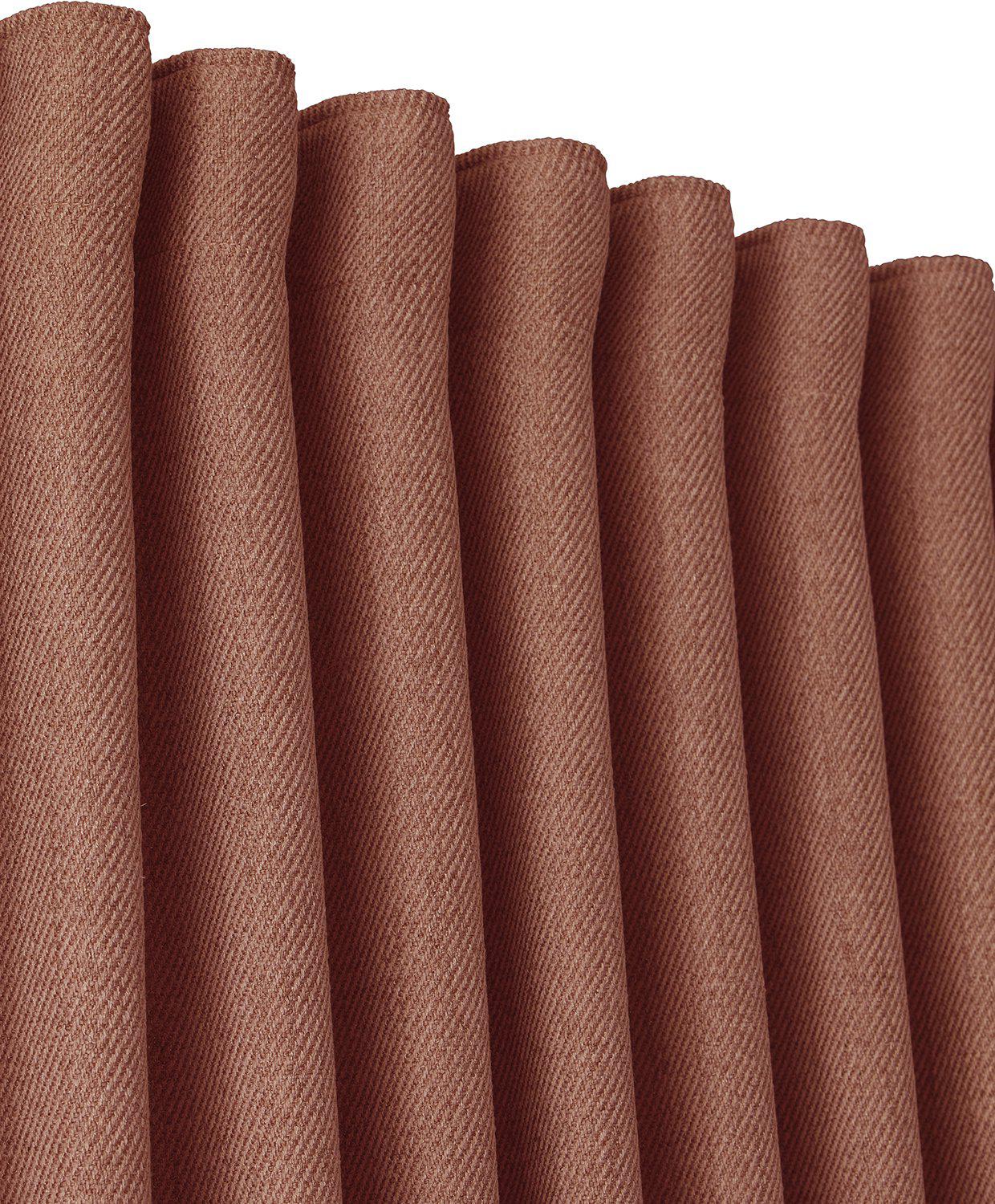 Svanefors Greenwich Gardin2P Rost 2x140x280cm
