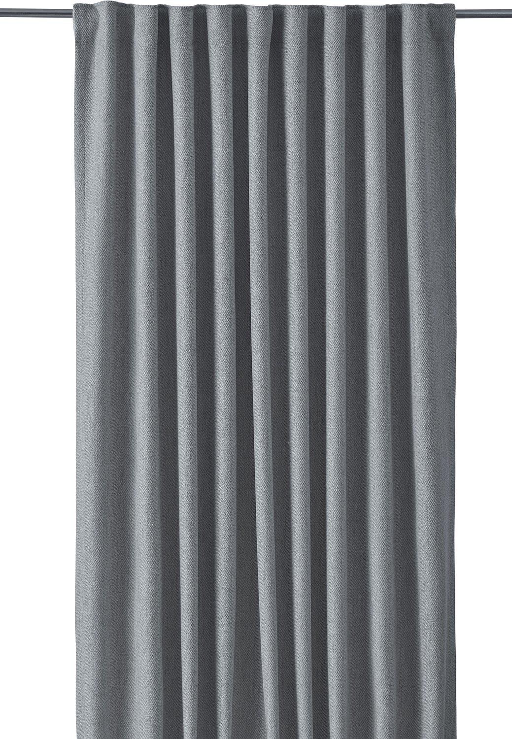 Svanefors Greenwich Gardin2P Grå 2x140x280cm