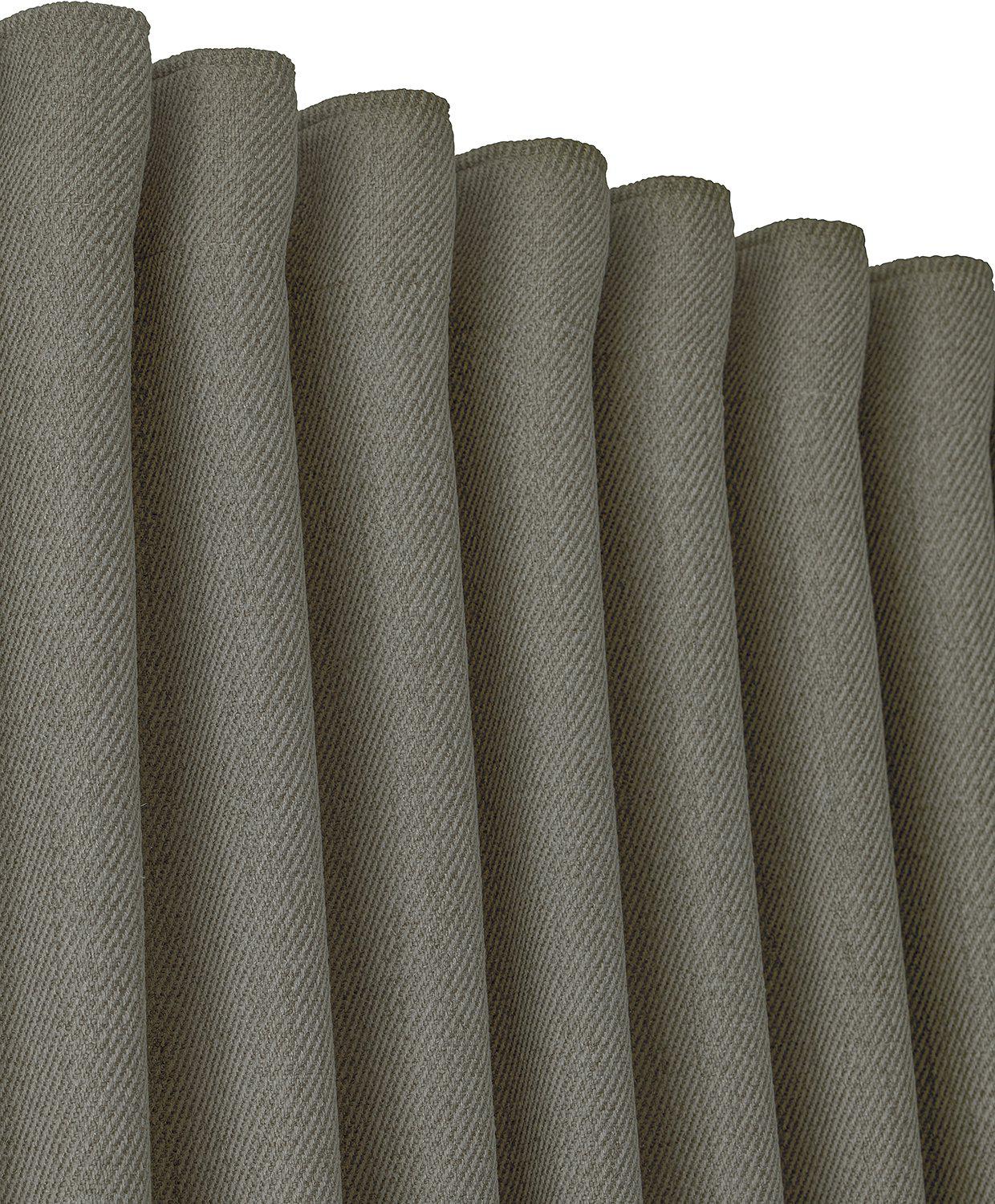 Svanefors Greenwich Gardin2P Nougat 2x140x320cm