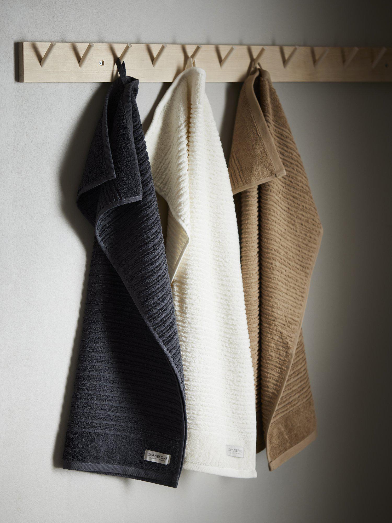 Svanefors Lea Handduk Offwhite 50x70cm