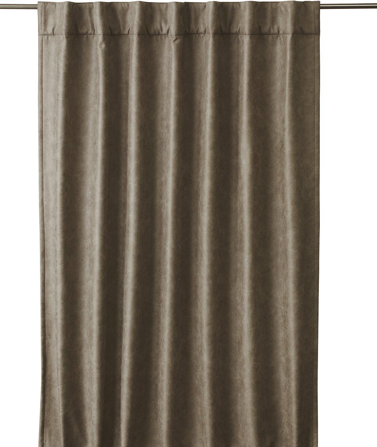 Svanefors Lycke Gardin 1P M brun 1x135x280cm