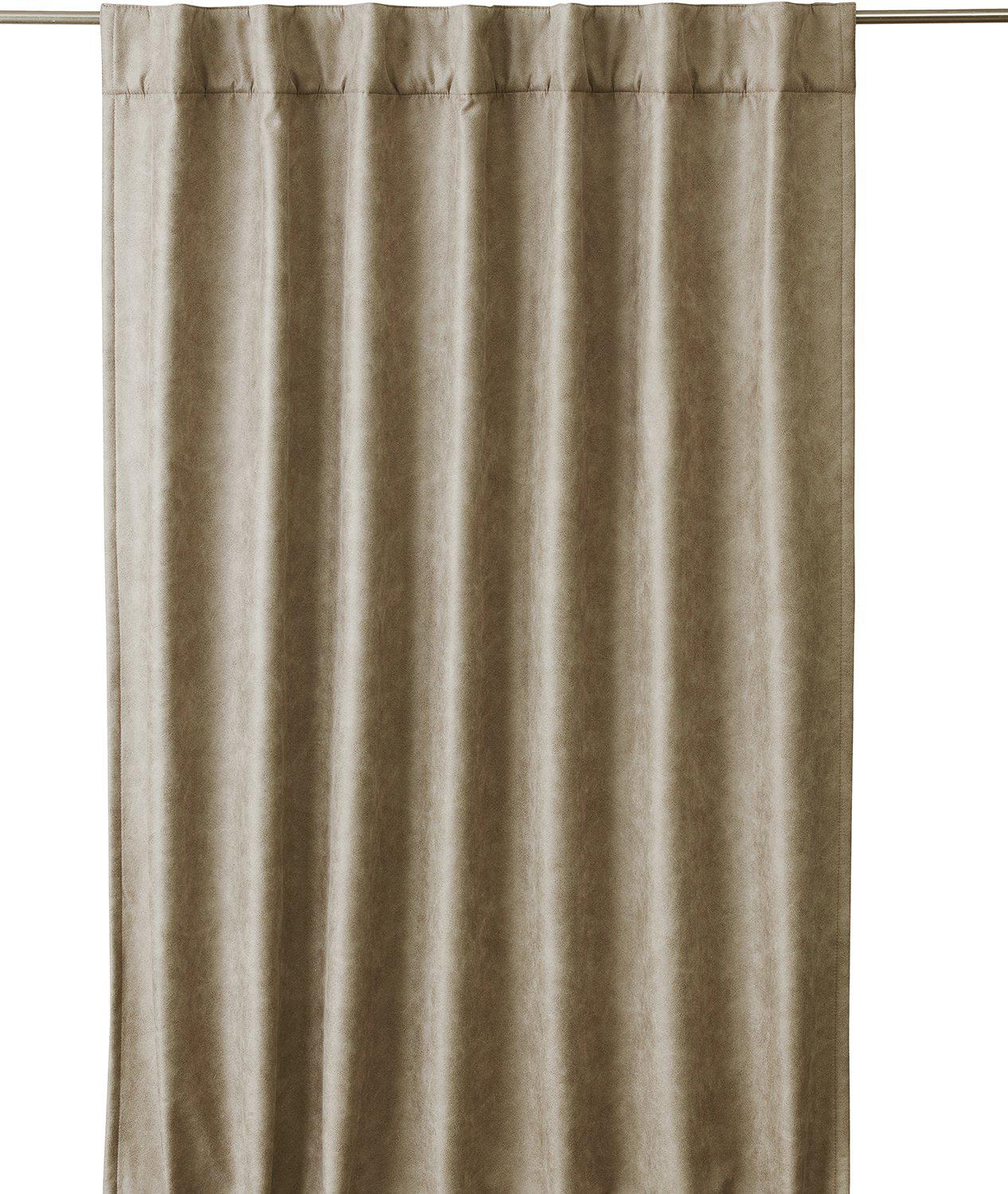 Svanefors Lycke Gardin 1P Lj brun 1x135x280cm