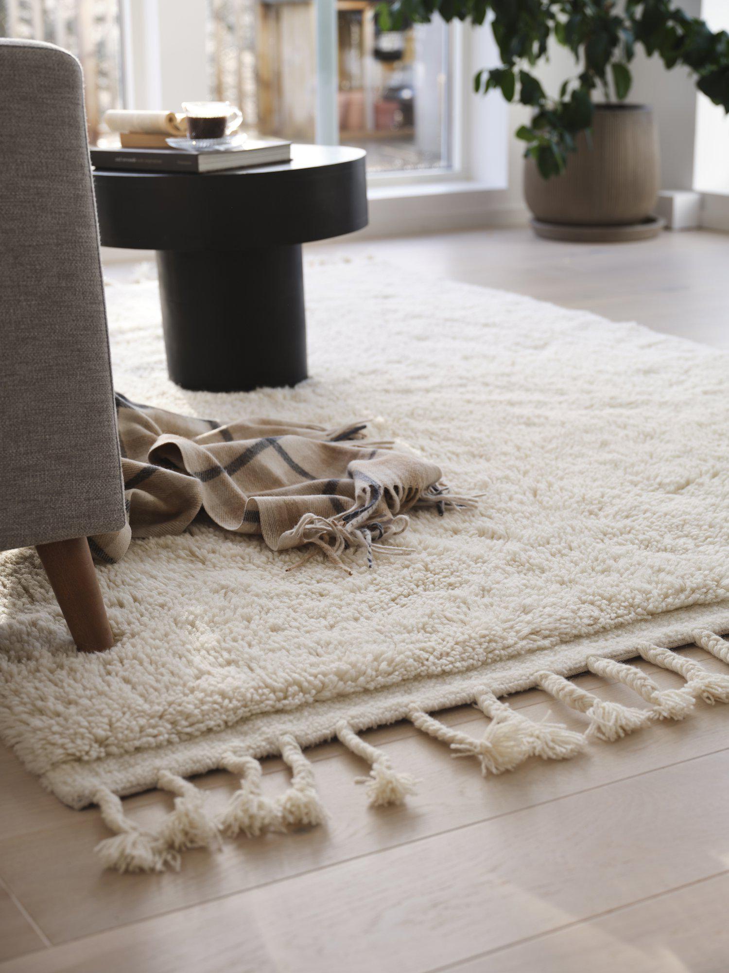 Svanefors Uma Ullmatta Offwhite 170x240cm