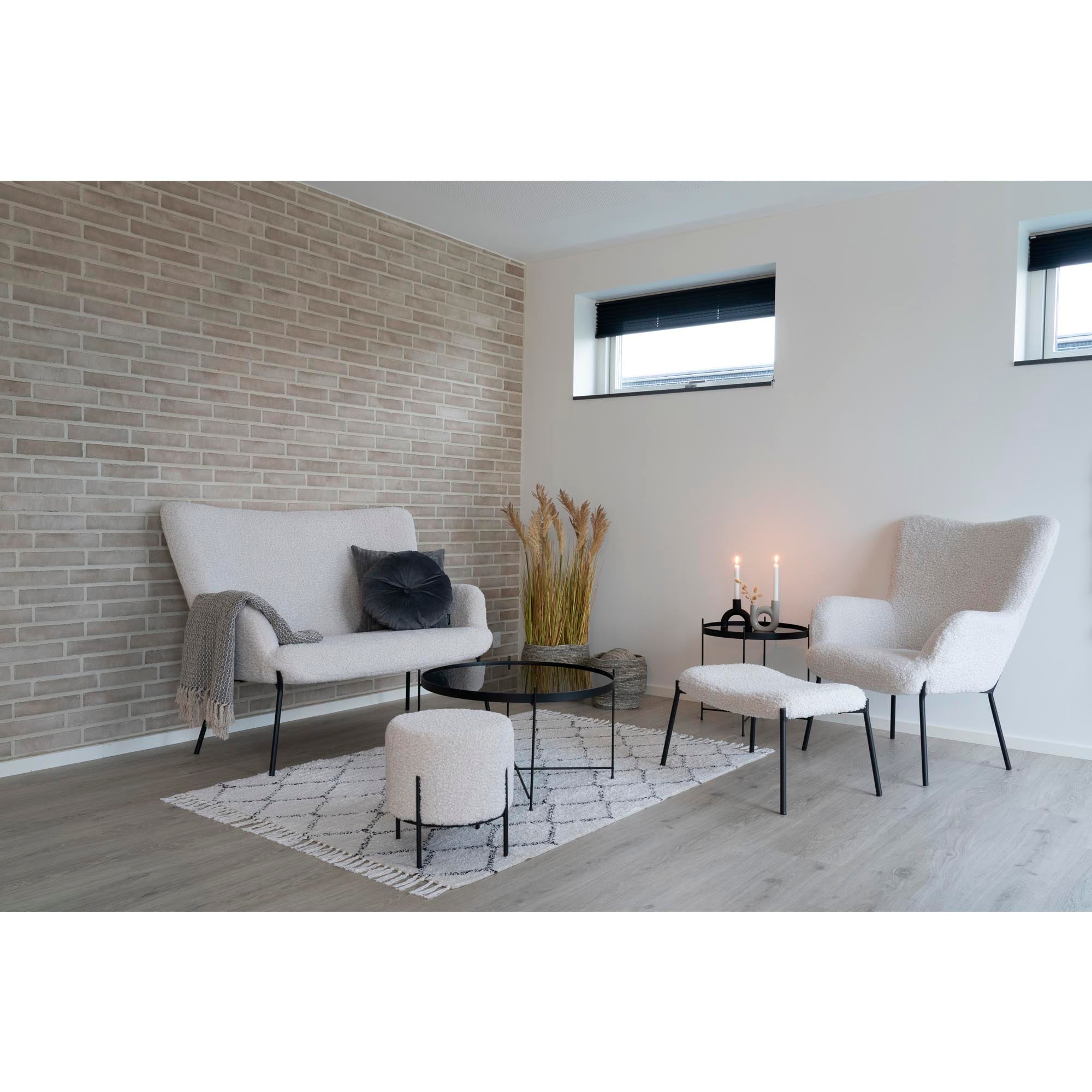 House Nordic Glasgow Footrest Vit