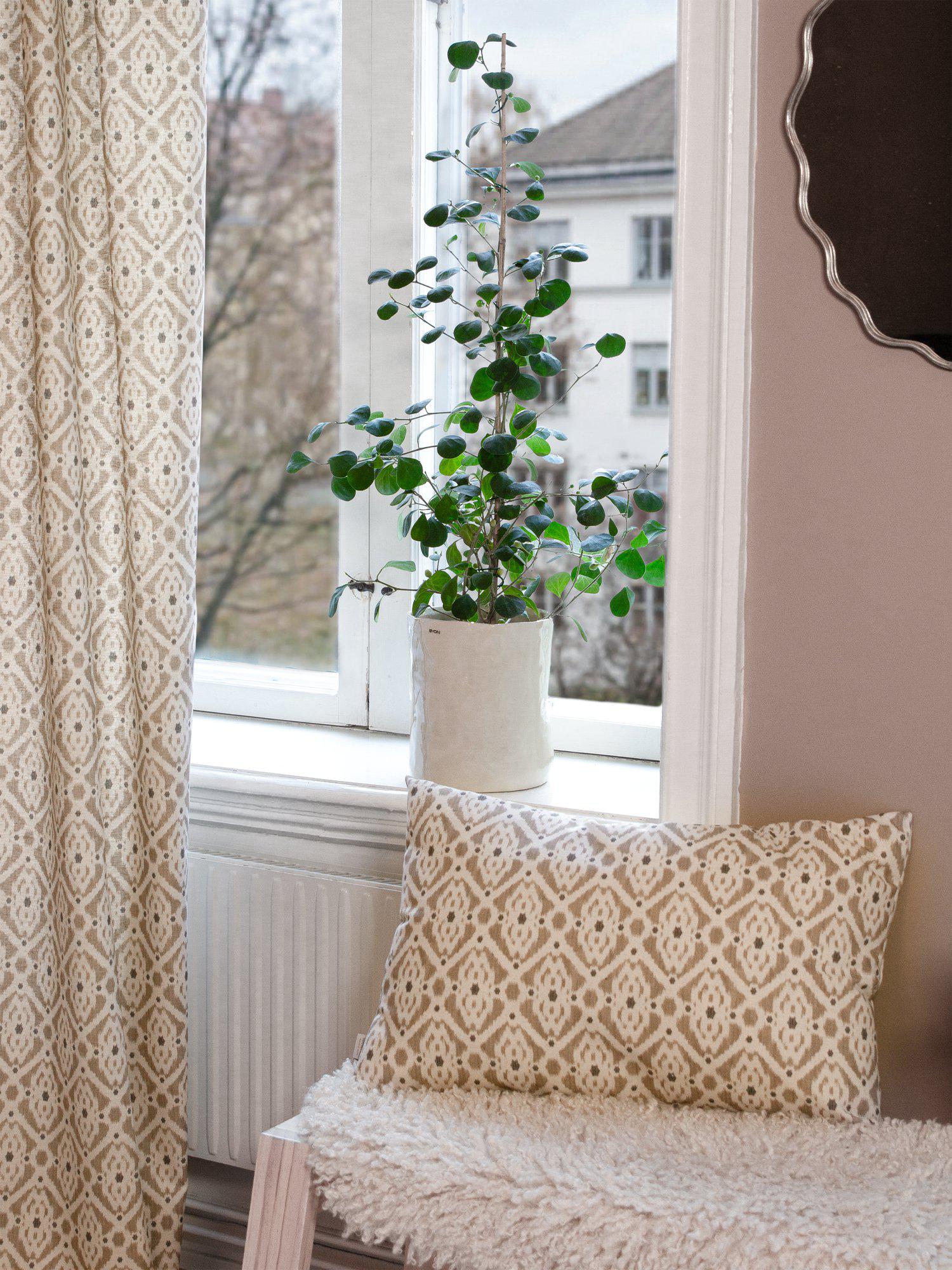 Svanefors Ikat Kuddfodral Beige 40x60cm