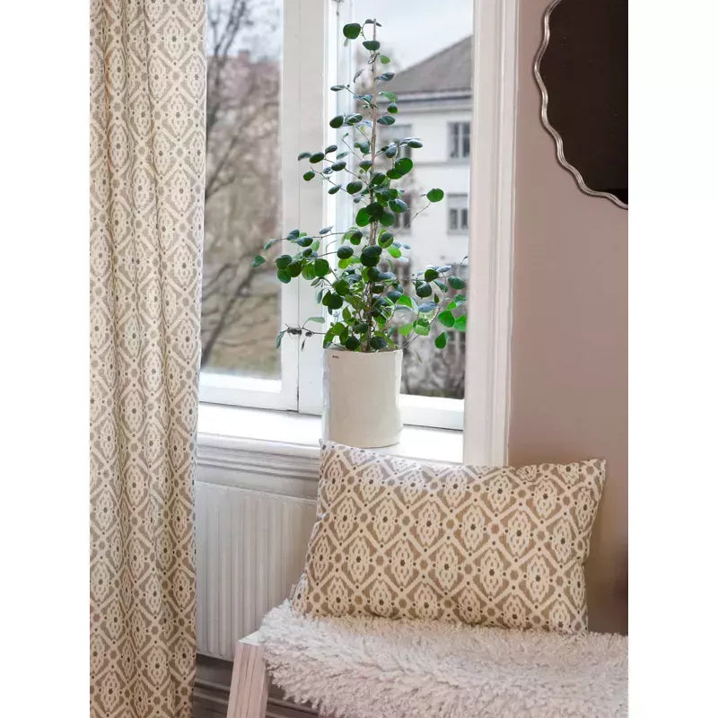 Svanefors Ikat Kudde Beige 40x60cm