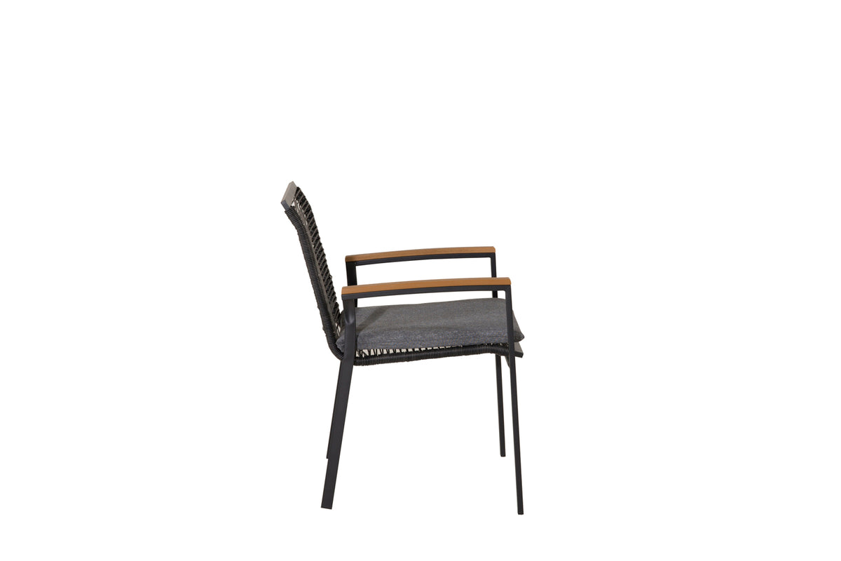 Venture Home Dallas Matstolar 2-pack Svart