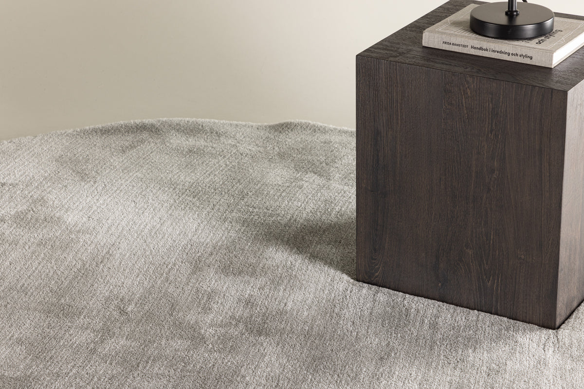 Venture Home Blanca Rund Matta Ljusgrå