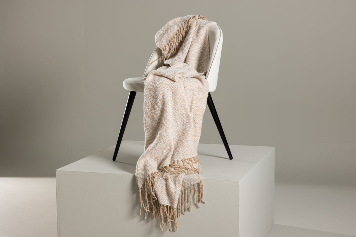 Venture Home Toby Plädar 130x170 Beige