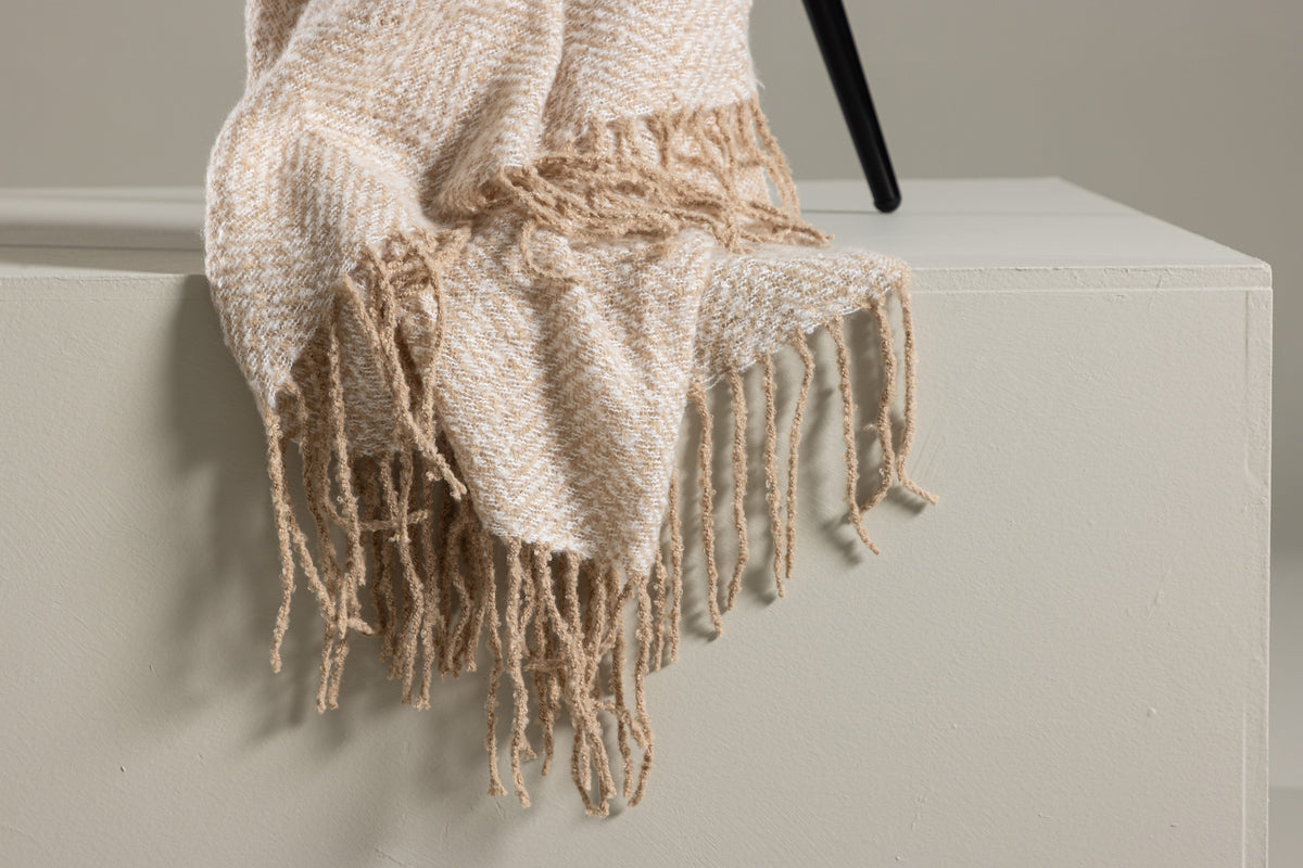 Venture Home Toby Plädar 130x170 Beige