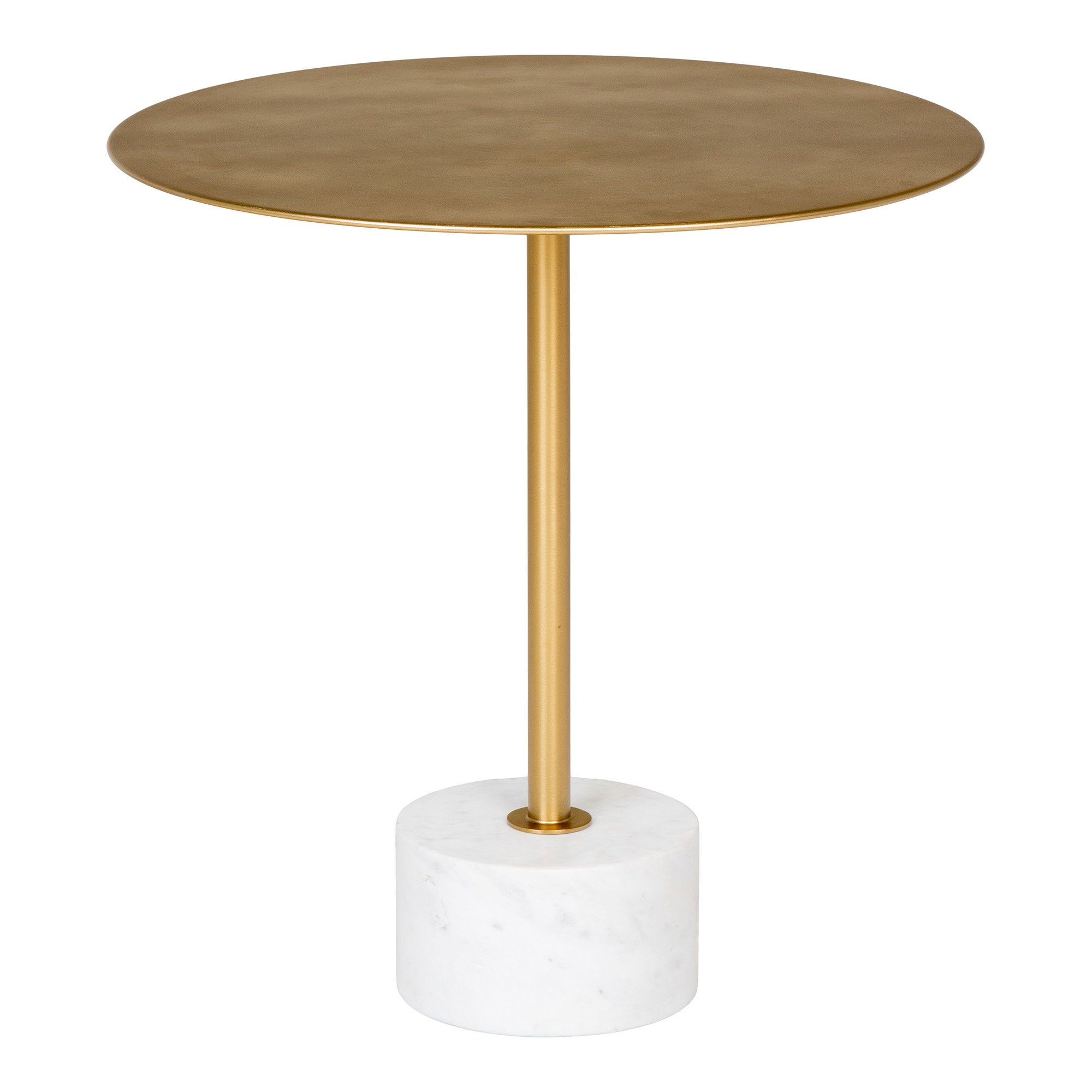 House Nordic Lecco Sidobord Brass / Marble