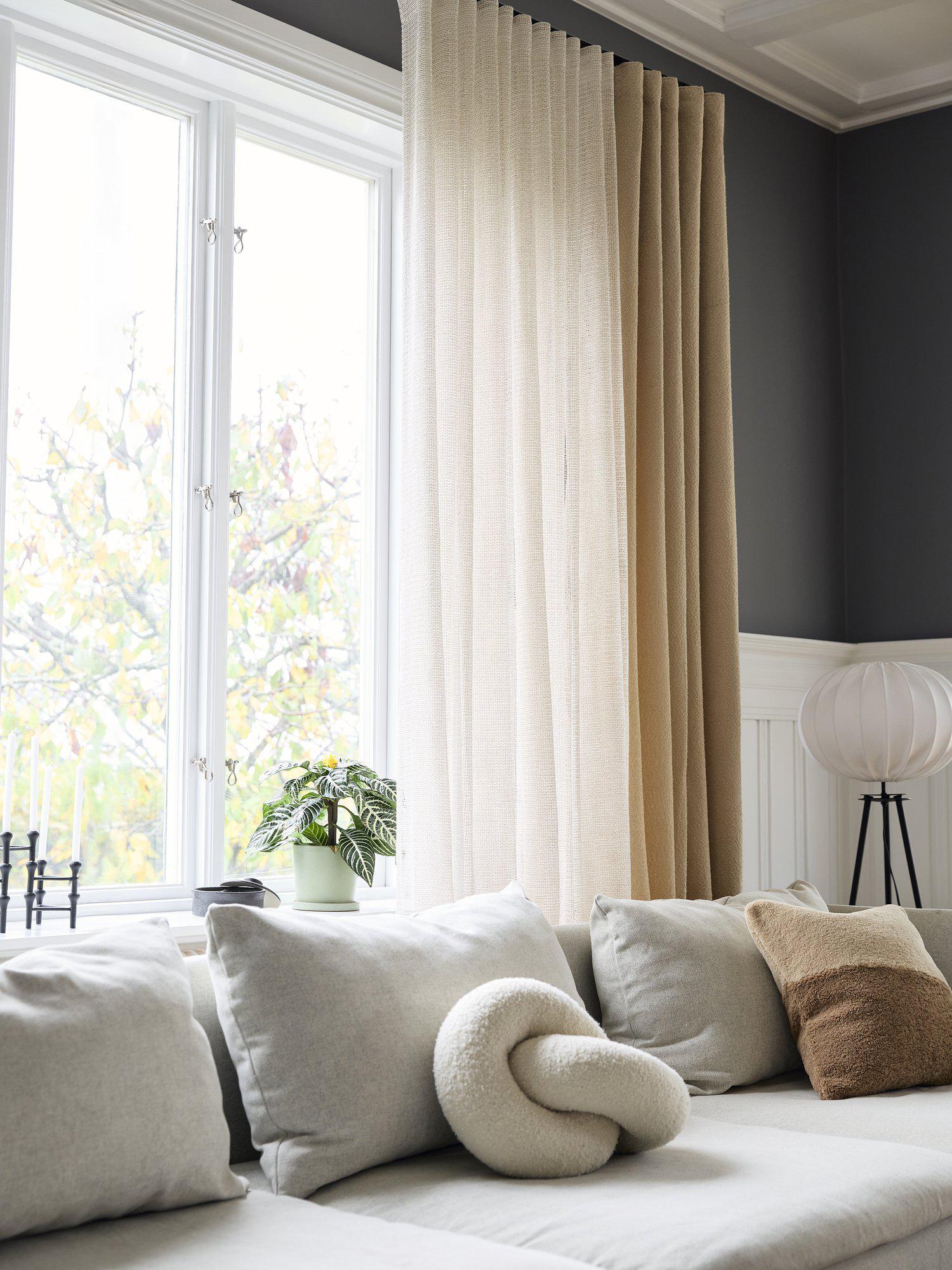 Svanefors Gina Gardin 2P Beige 2x140x280cm