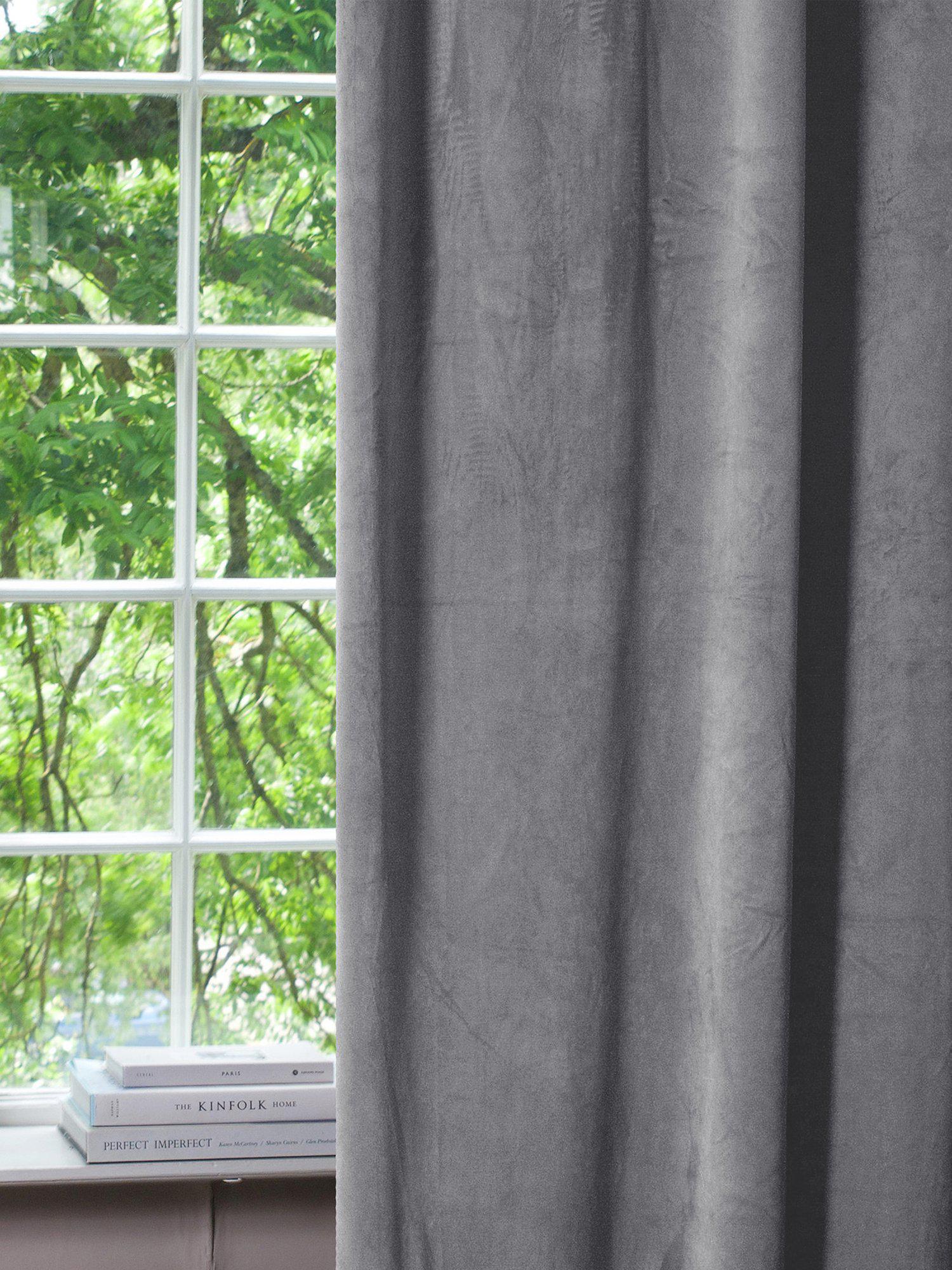 Svanefors Estelle Gardin 2P Silver 2x135x280cm