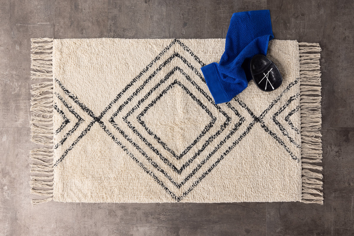 Venture Home Love Rektangulär Matta Vit