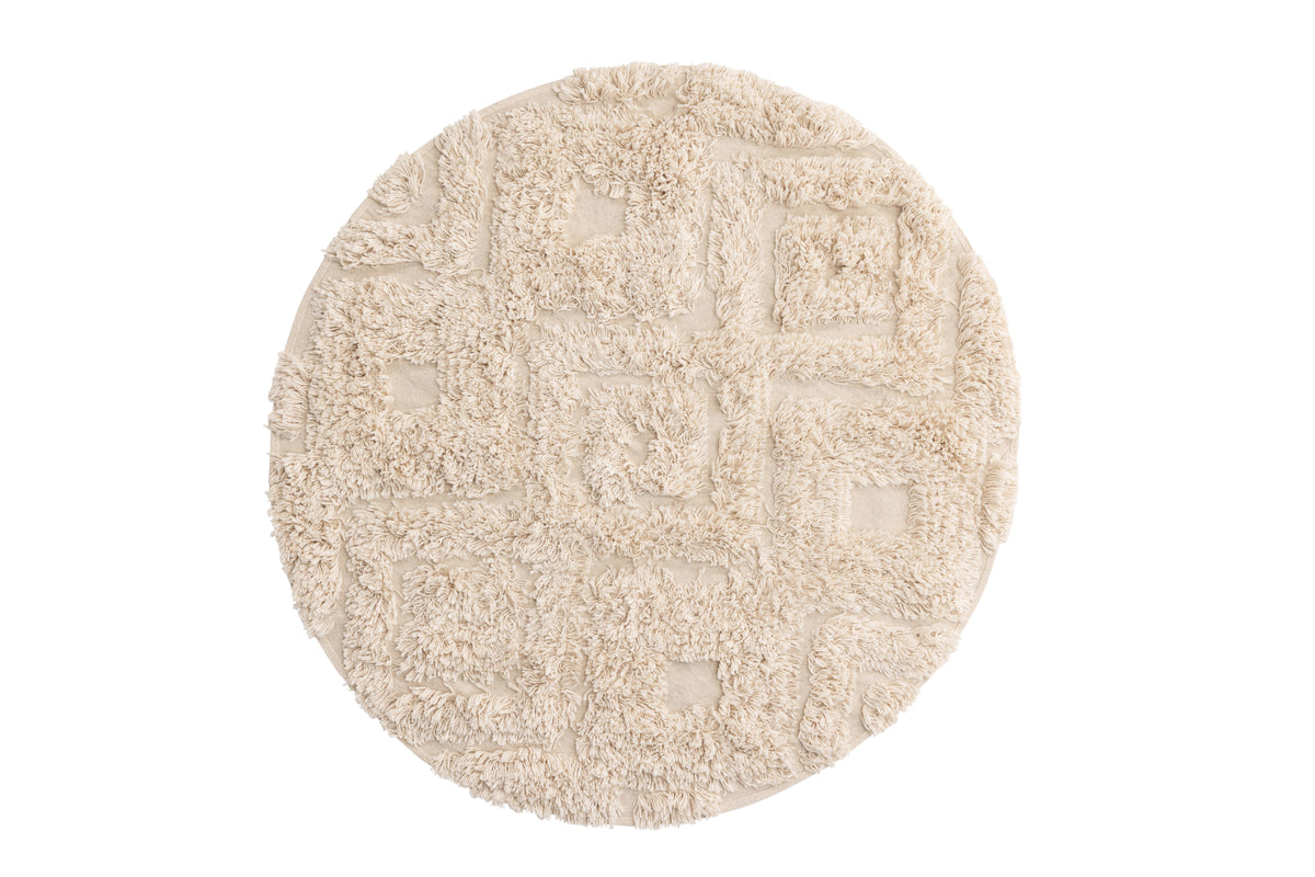 Venture Home Hilma Rund Matta Off-white