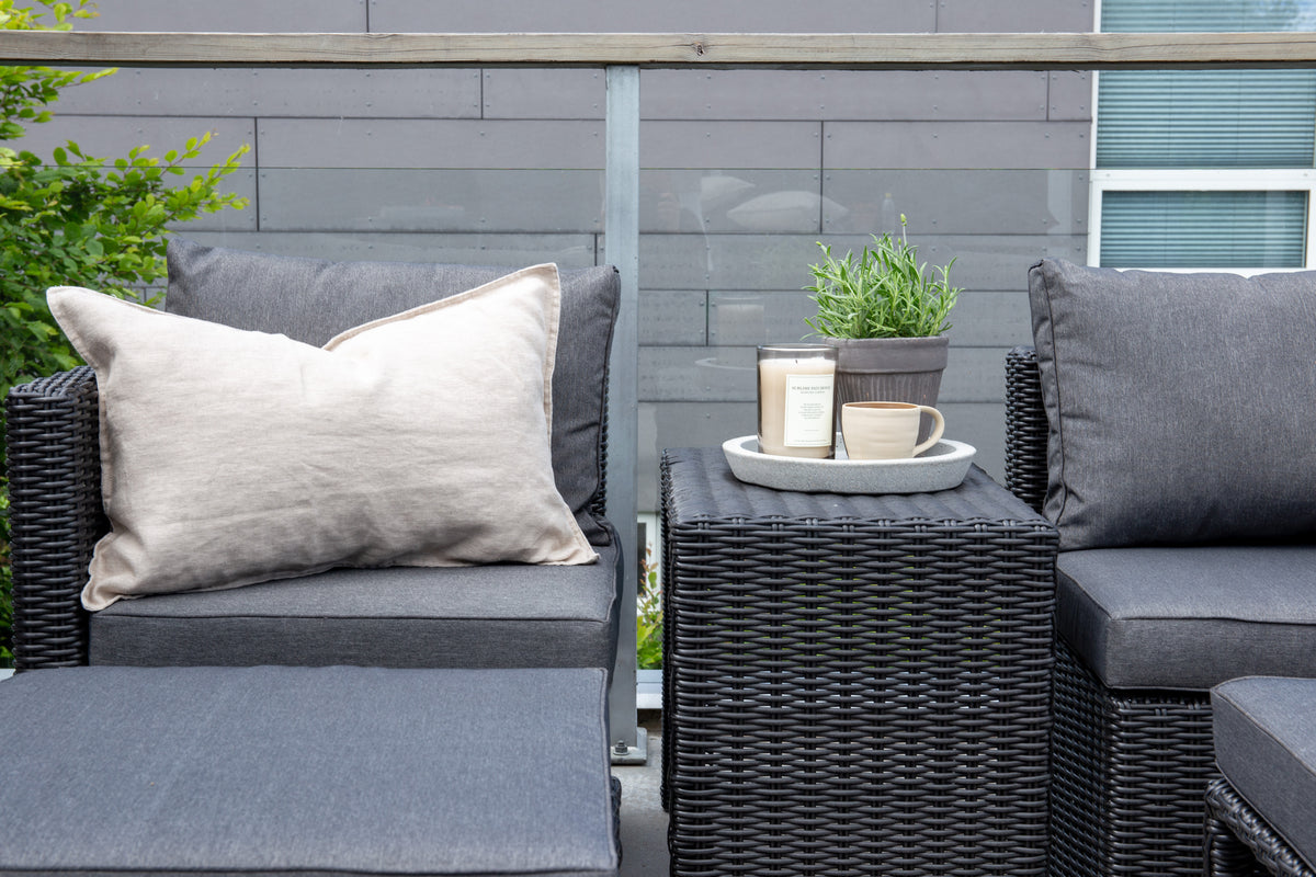 Venture Home Quad Lounge Set Svart