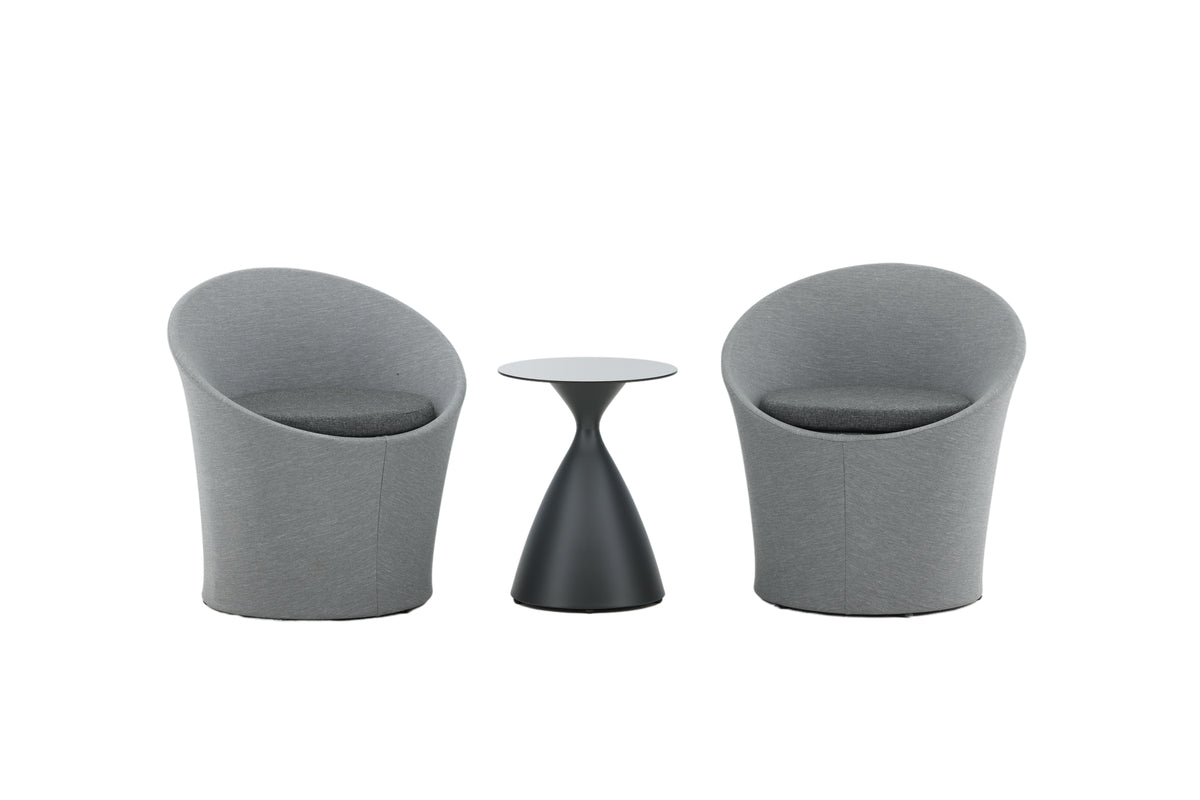 Venture Home Spoga Lounge Set Svart