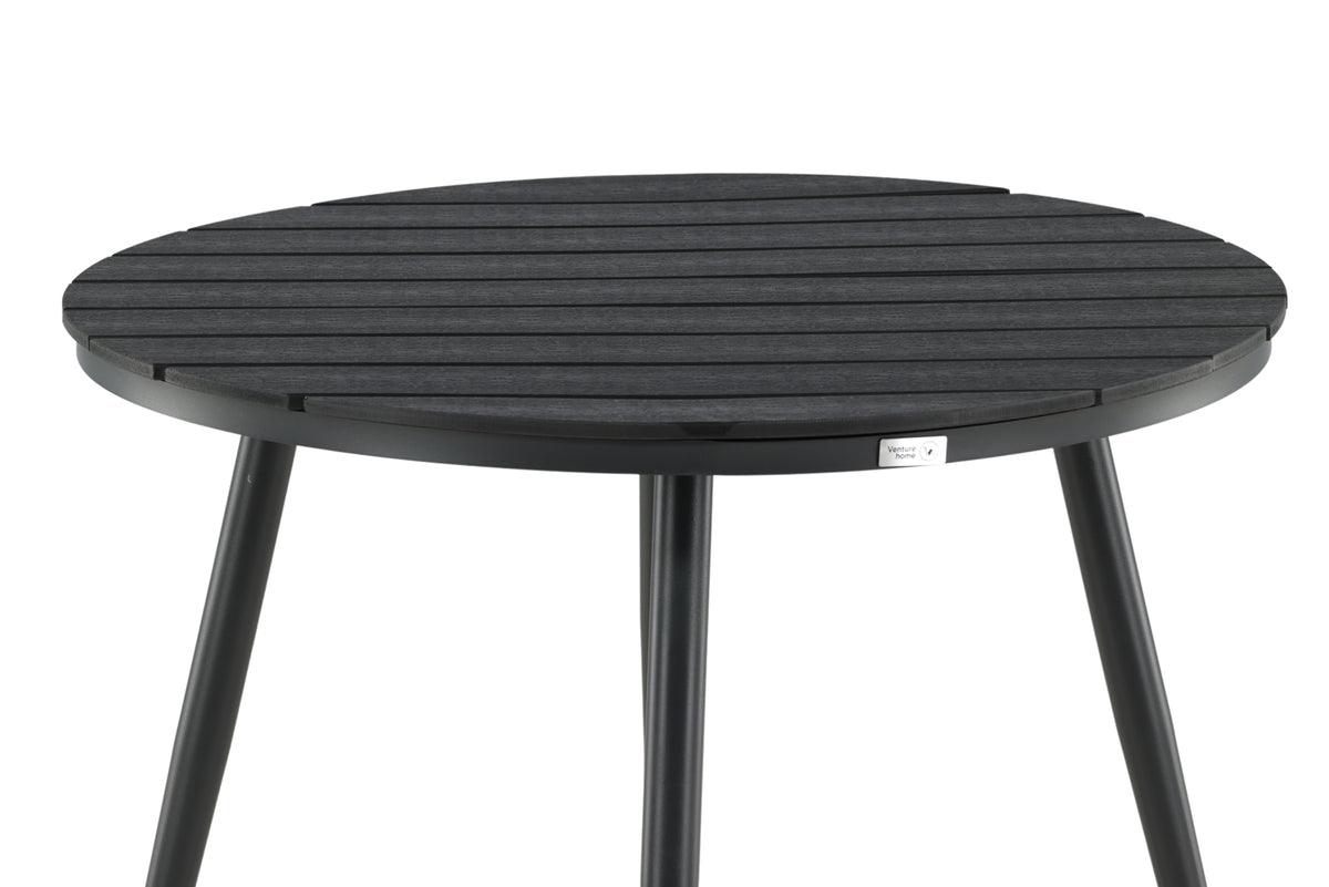 Venture Home Break Runda Matbord ⌀90 Svart