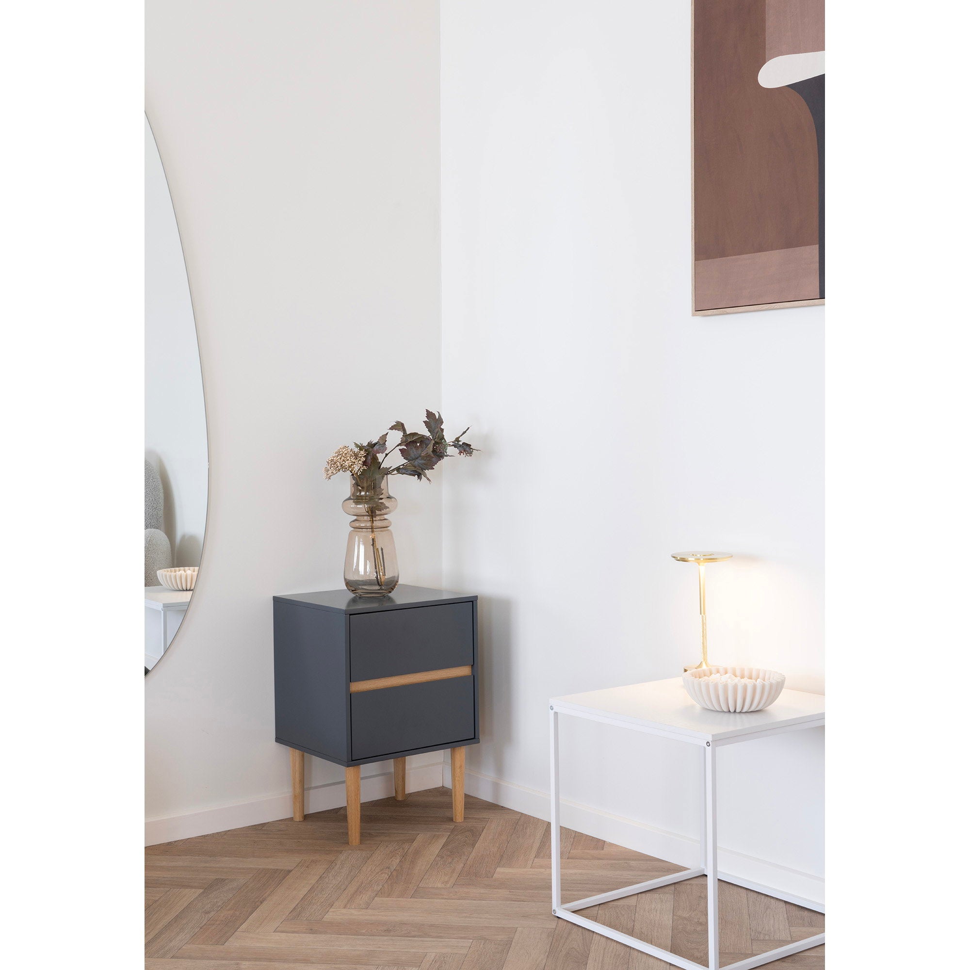 House Nordic Vita Sidobord Vit