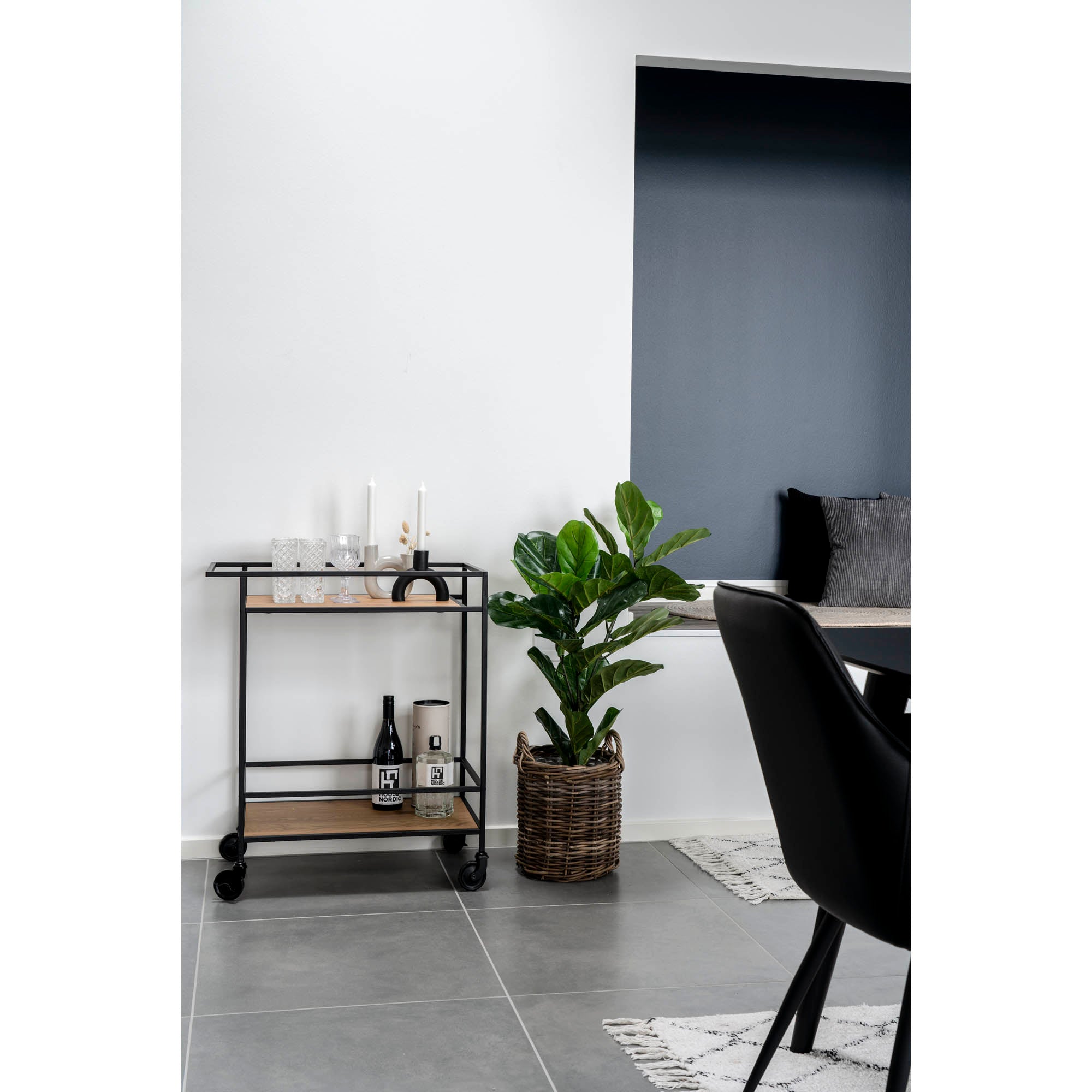 House Nordic Vita Bar Trolley Natur