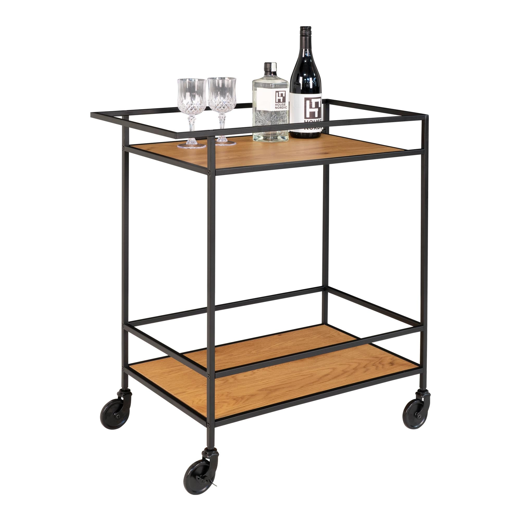 House Nordic Vita Bar Trolley Natur