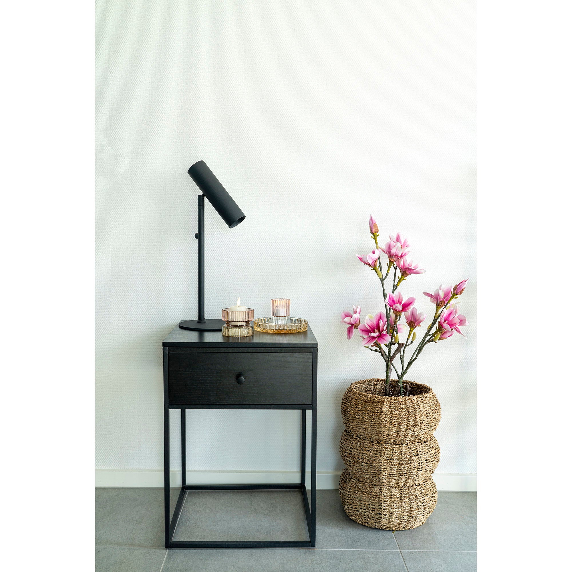 House Nordic Vita Sidobord Svart
