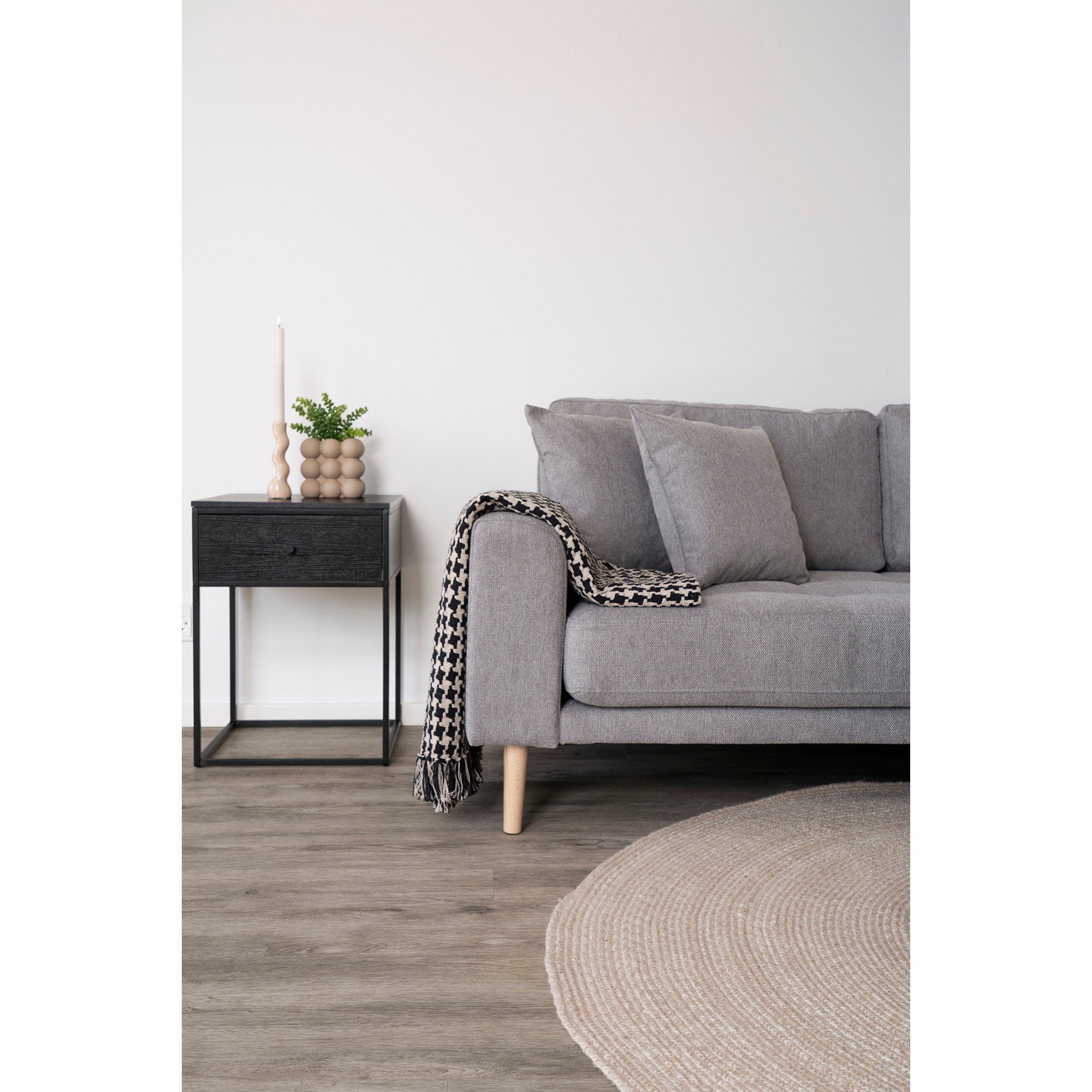 House Nordic Vita Sidobord Svart
