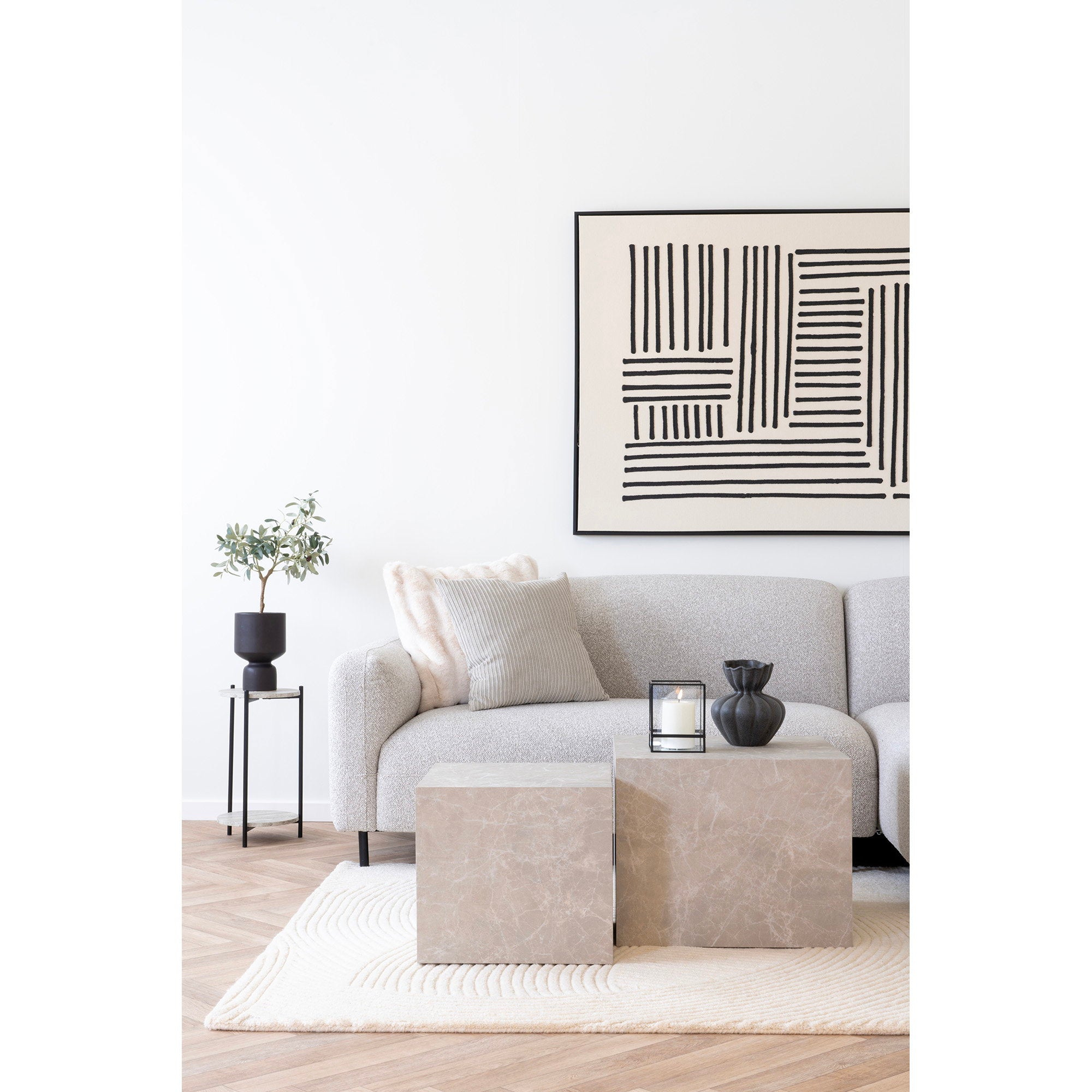 House Nordic Prague Soffbord Marble