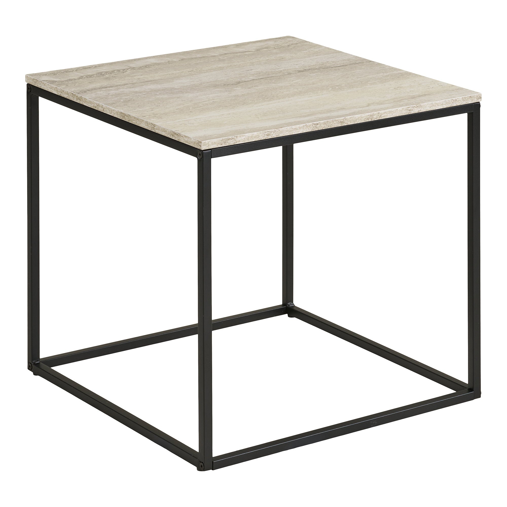 House Nordic Vita Sidobord Svart / Beige