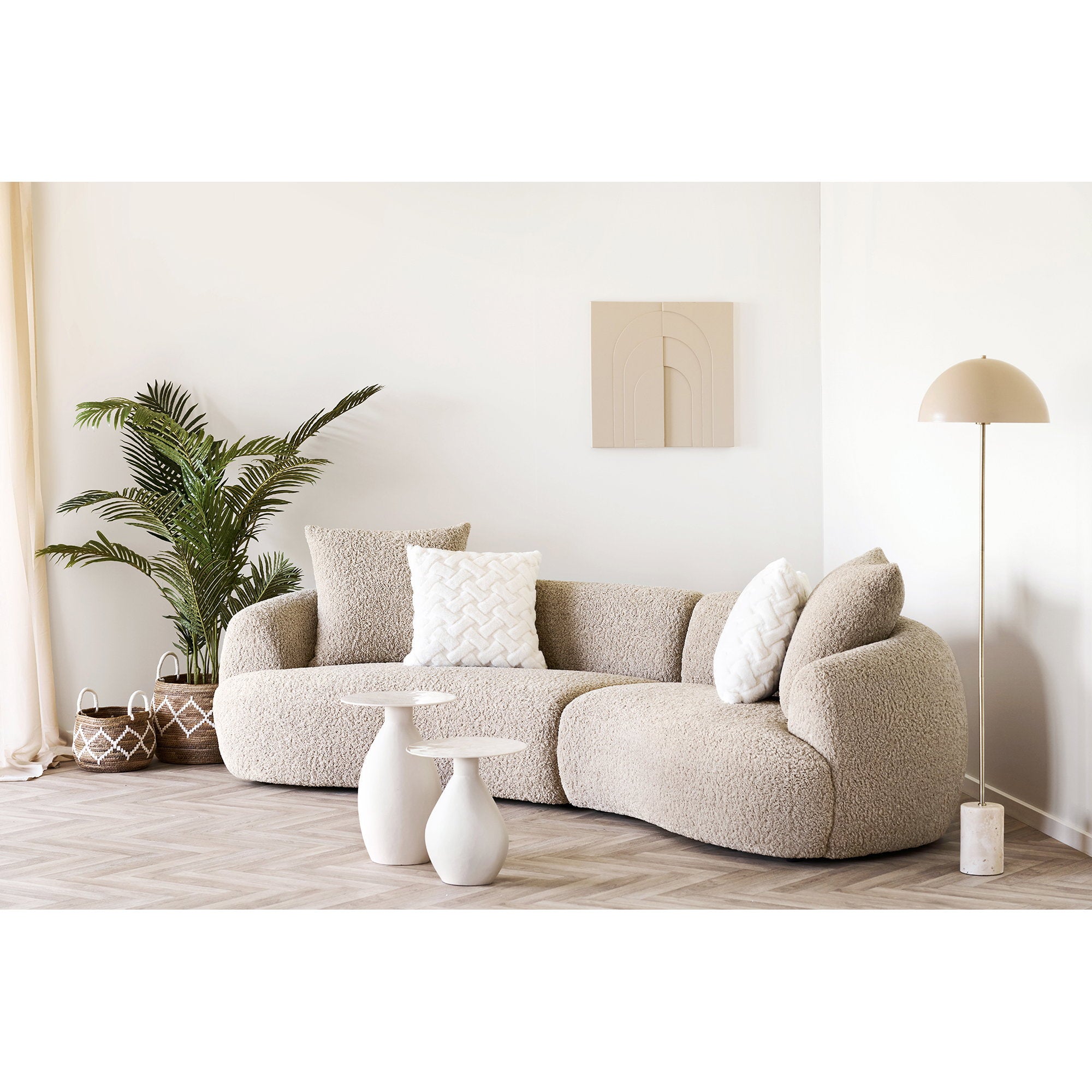 House Nordic Calais Sidobord Off-Vit