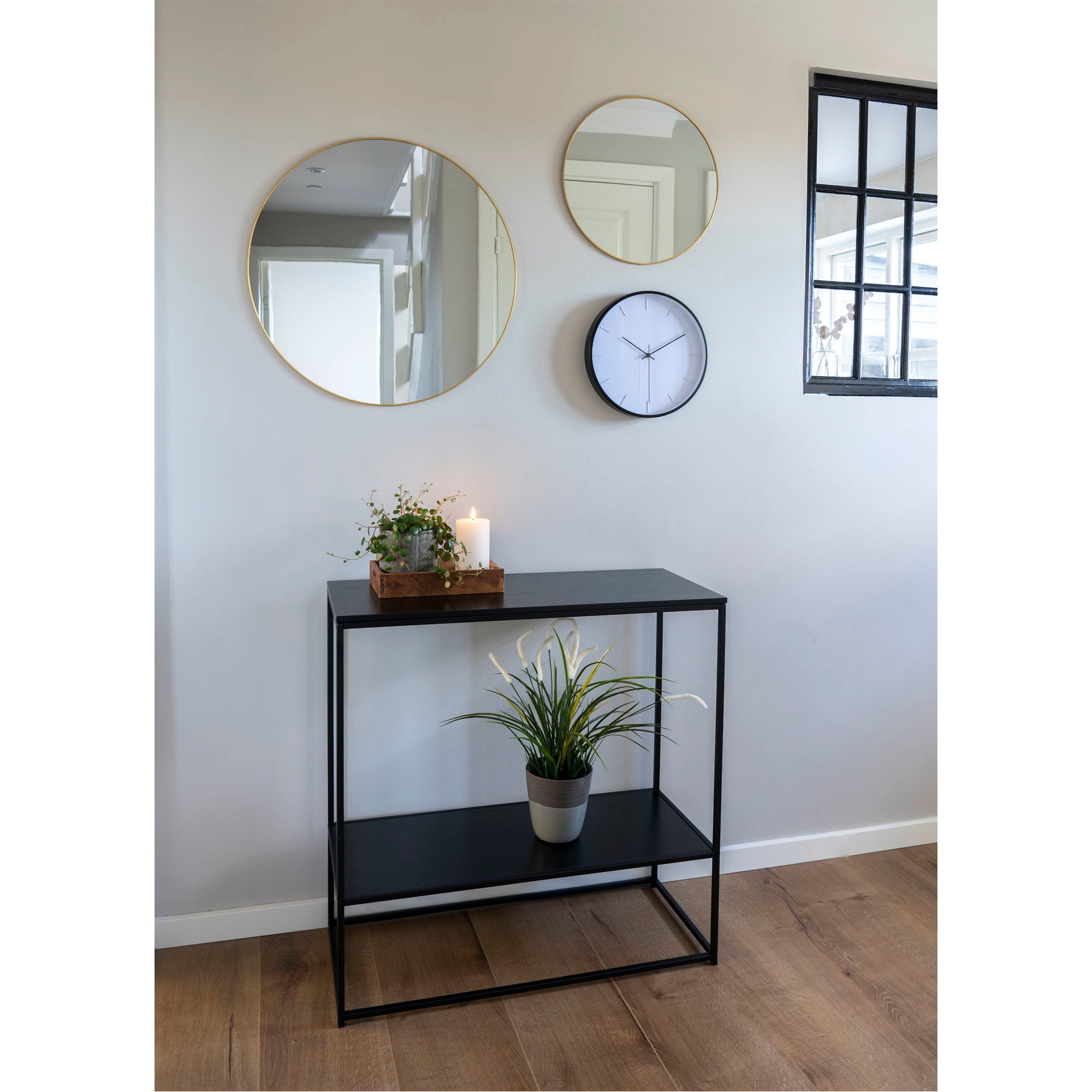 House Nordic Vita Konsolbord Svart
