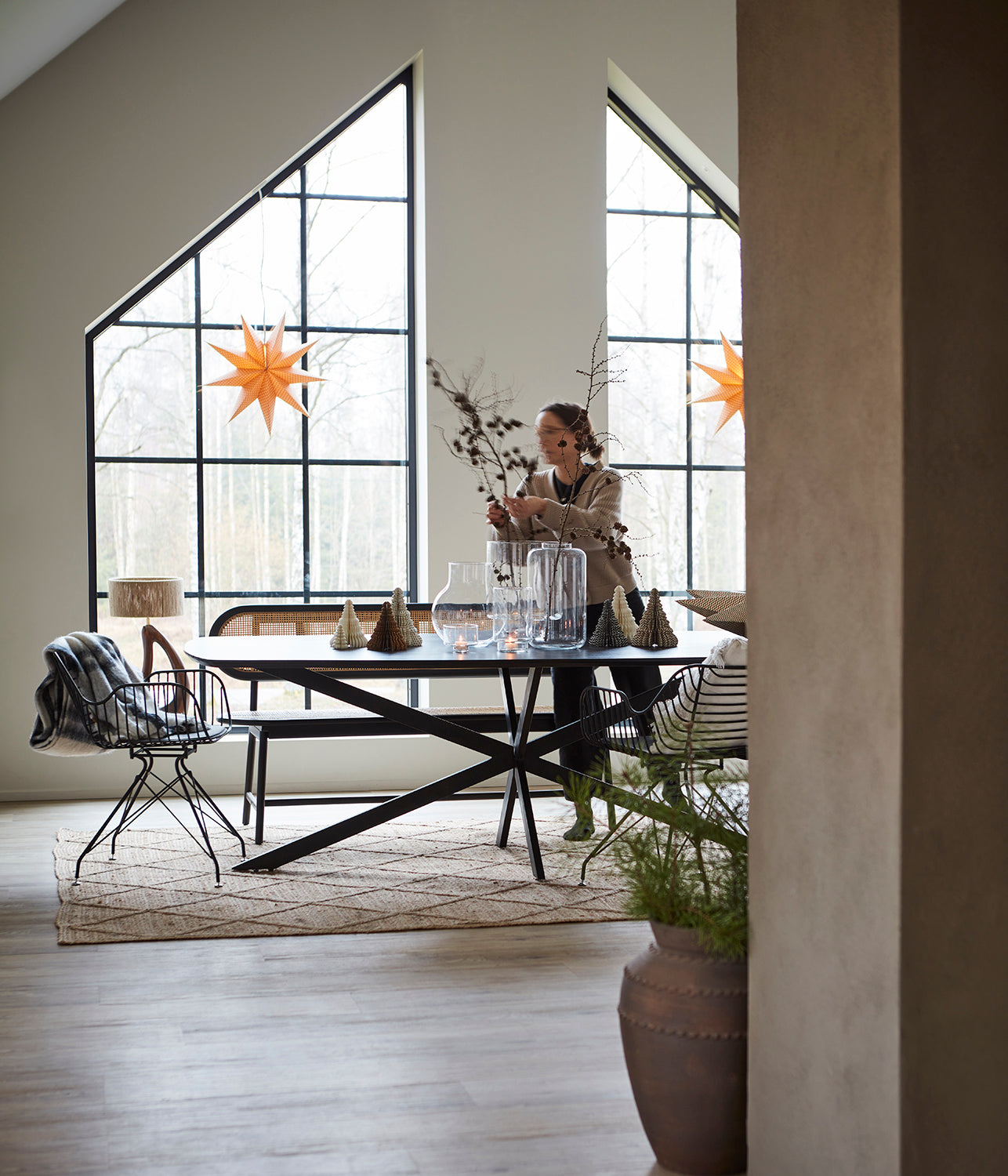 Affari Of Sweden ASTON Värmeljushållare/vas M, Klar 2 pack