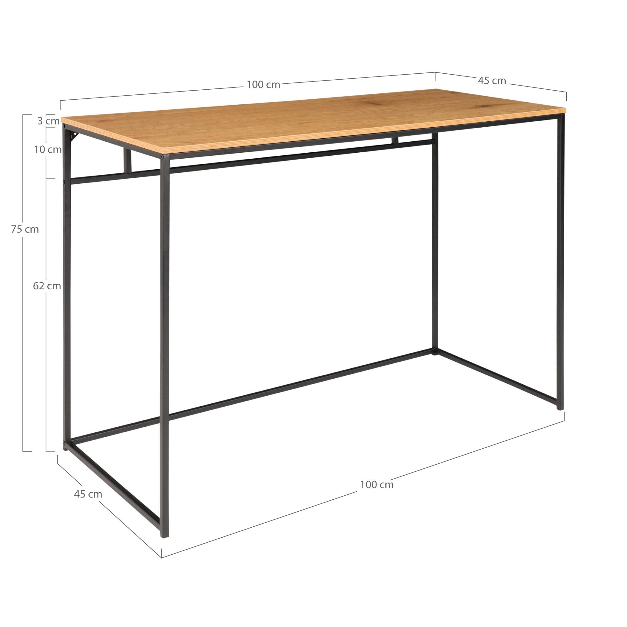 House Nordic Vita Skrivbord Natur