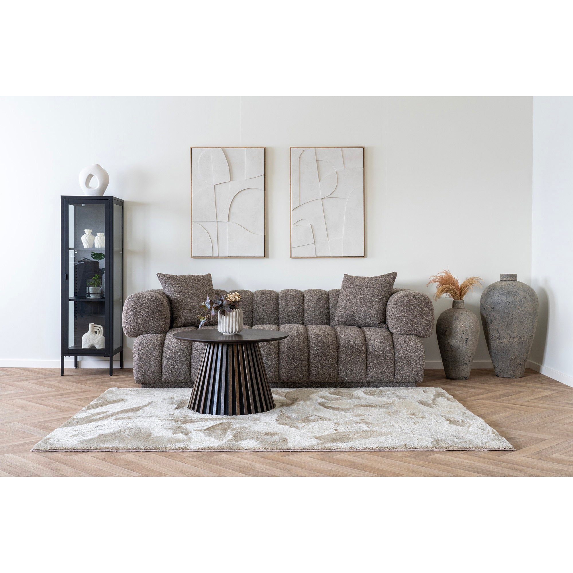 House Nordic Brisbane Slim Display Skåp Svart